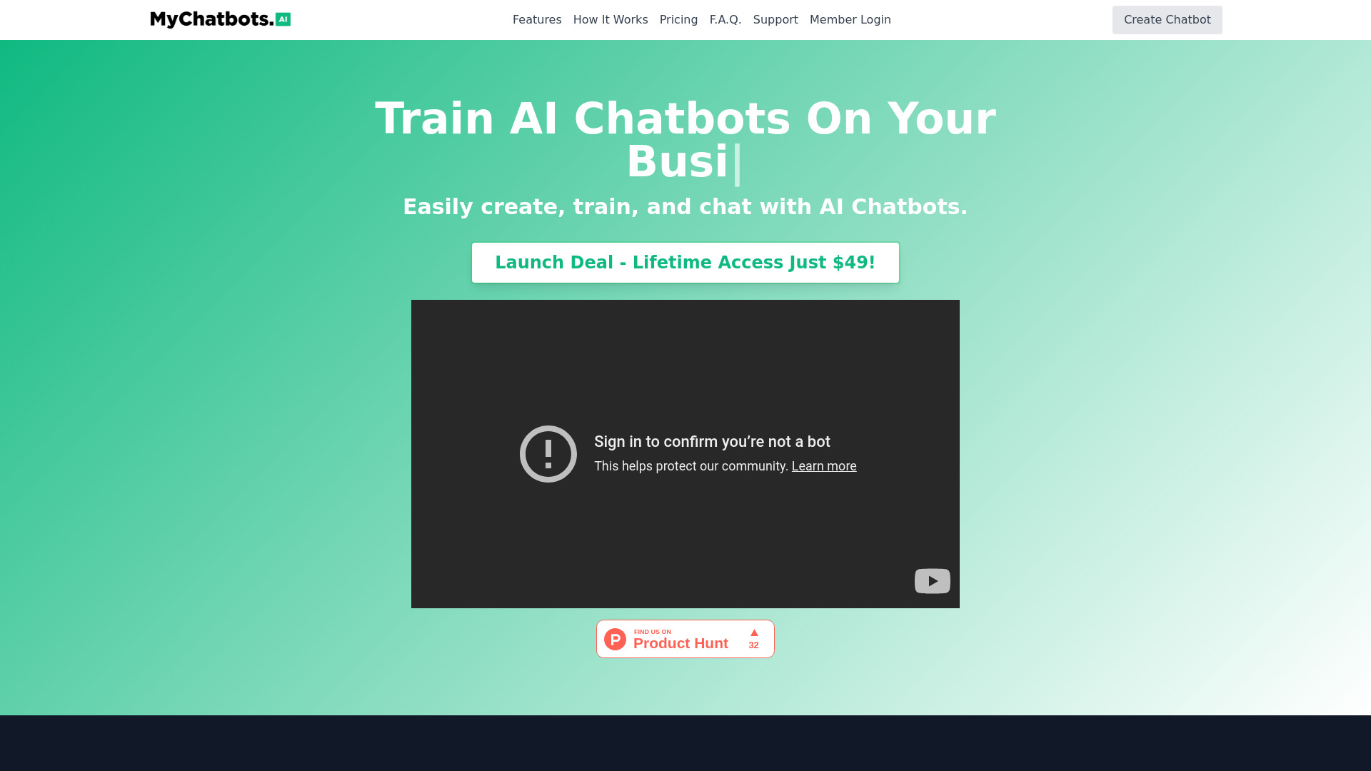 MyChatbots.AI screenshot