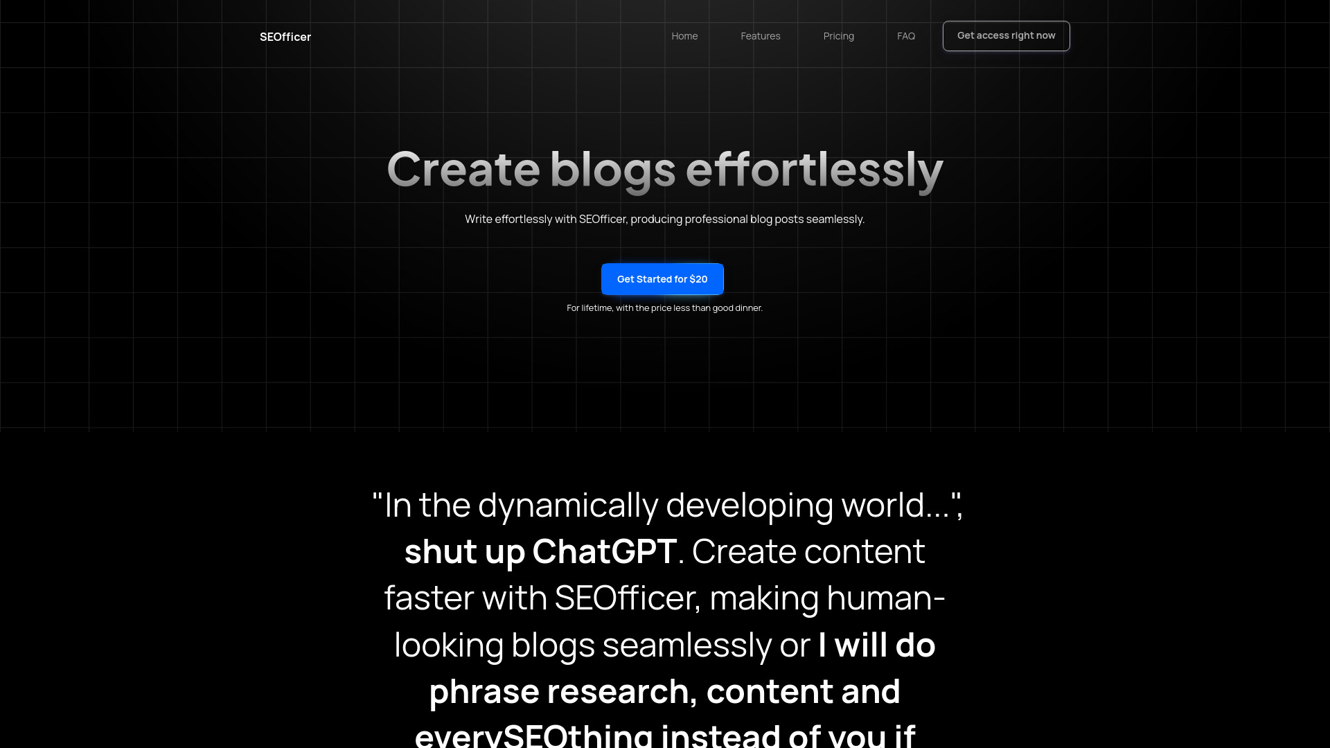 SEOfficer screenshot