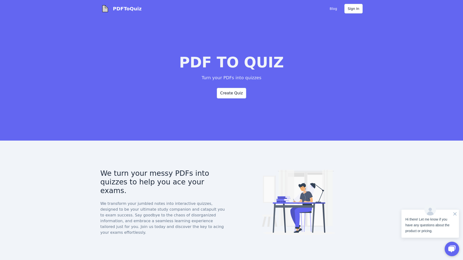 PDFToQuiz screenshot