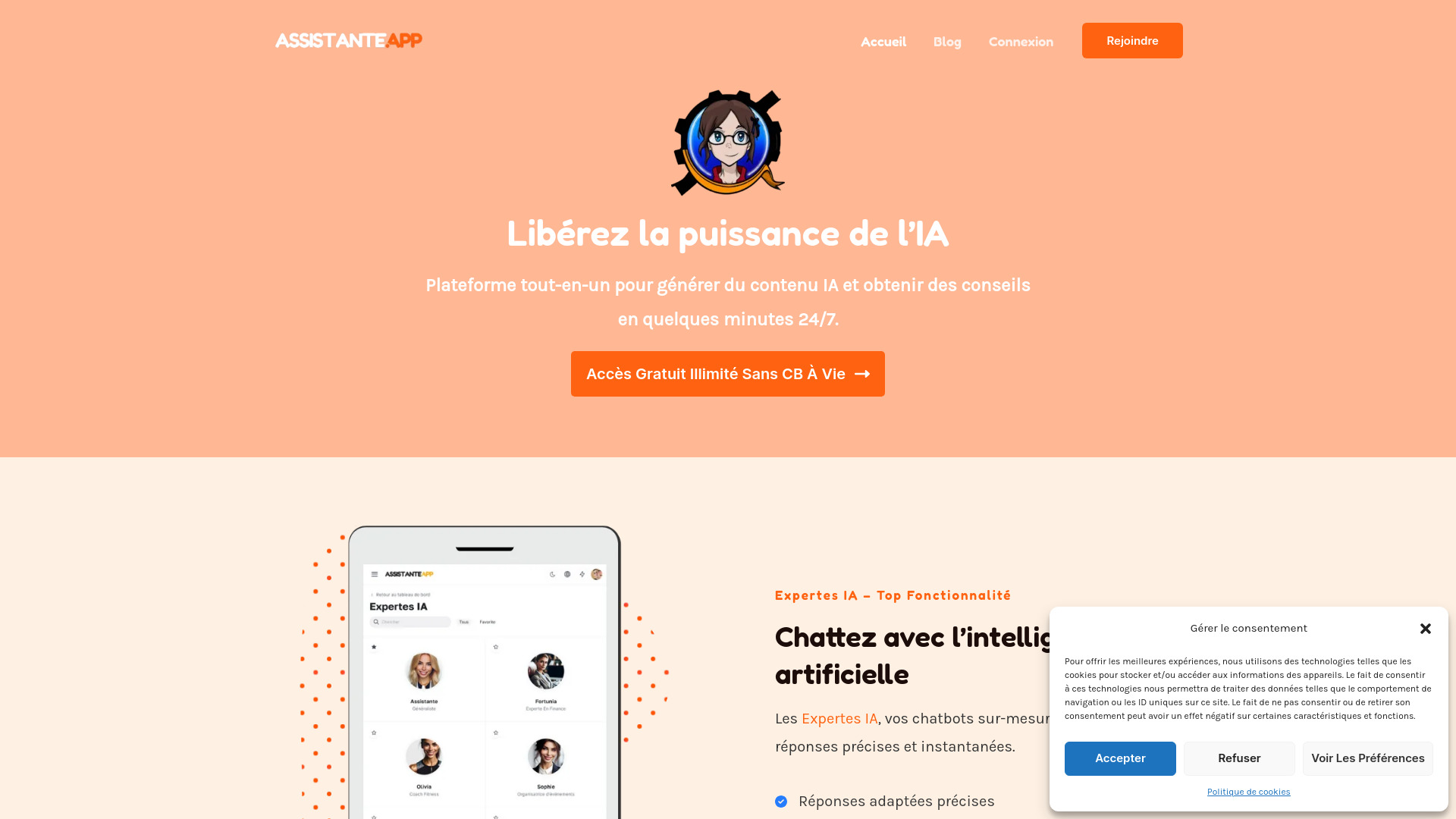 Assistante.app screenshot