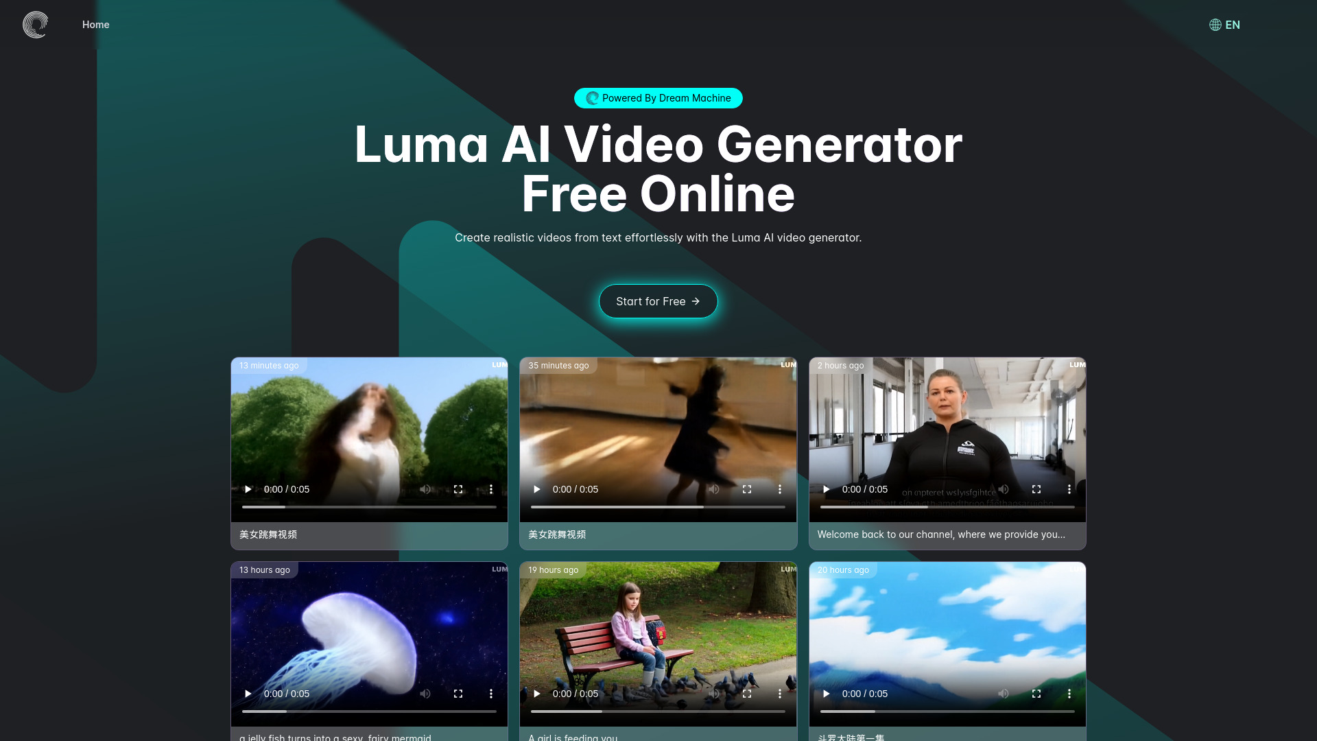 aivideogenerator.me screenshot