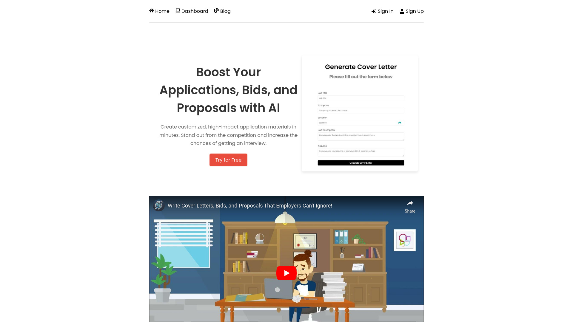 AI Application Assistant screenshot