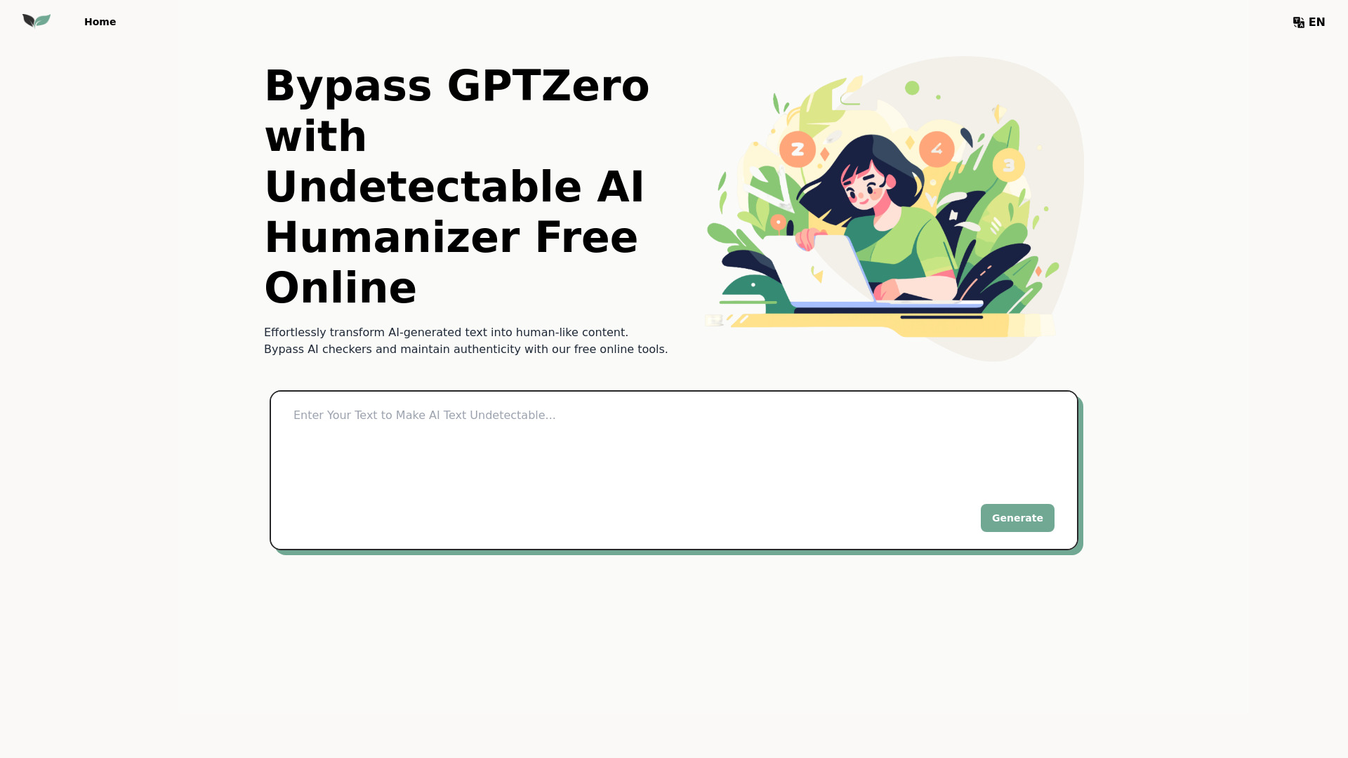 UndetectableGPT.ai screenshot