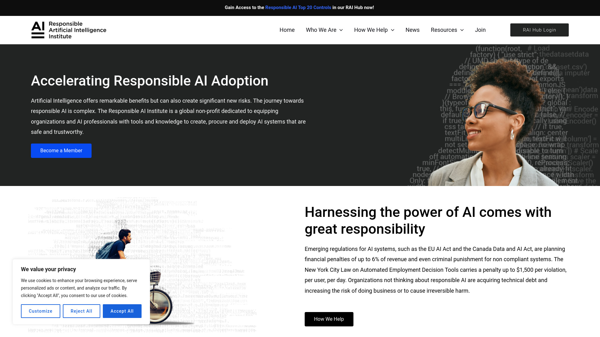 Responsible AI Institute screenshot