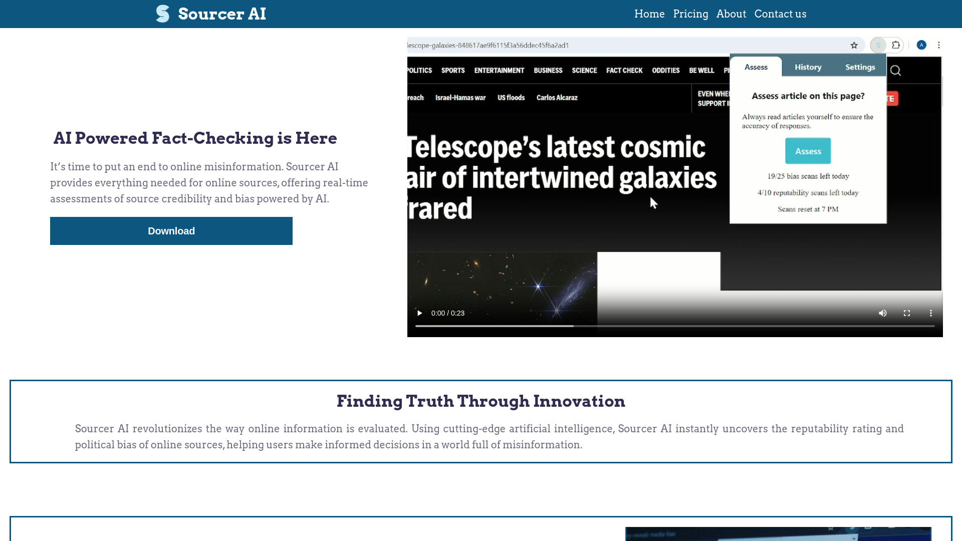 Sourcer AI screenshot