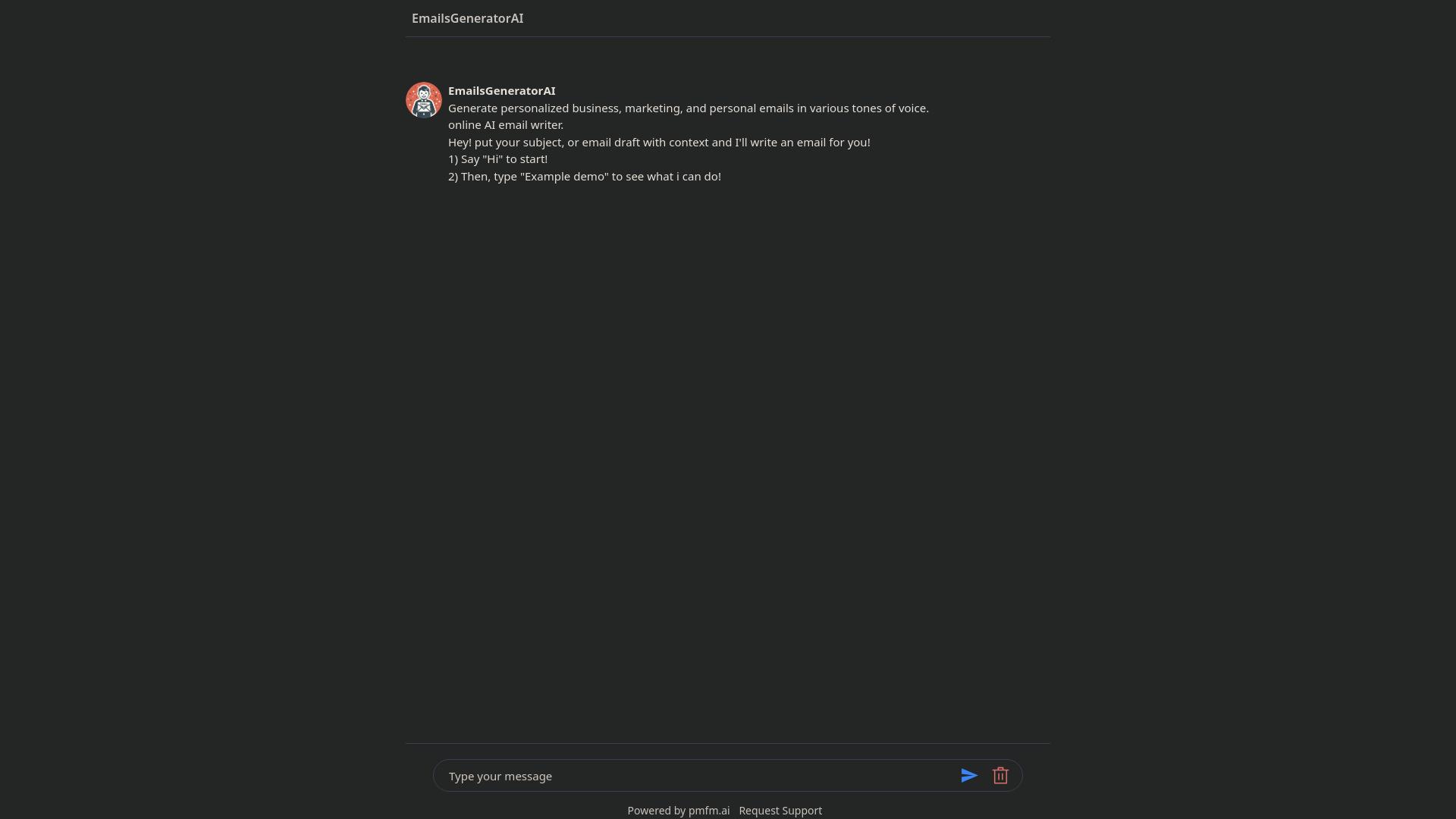 EmailGeneratorAI screenshot