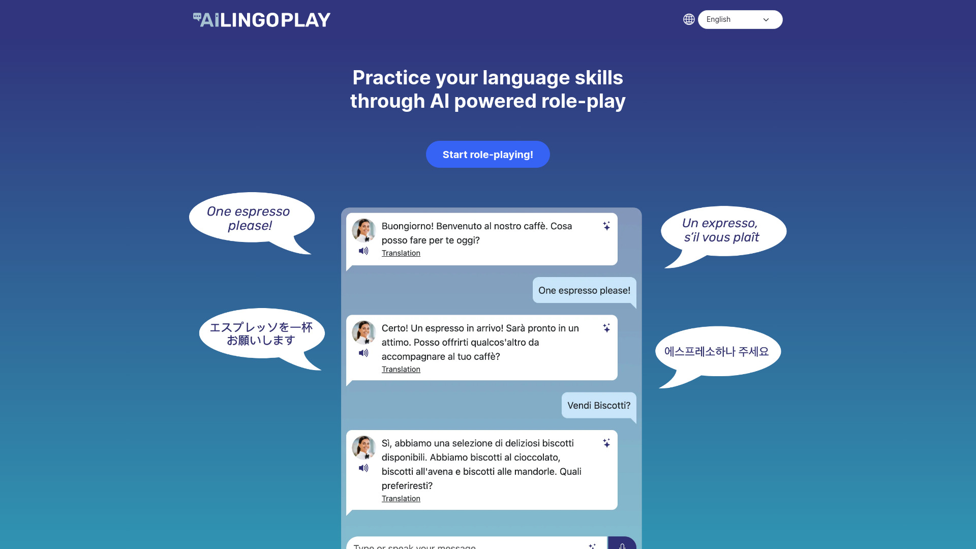 AI LingoPlay screenshot