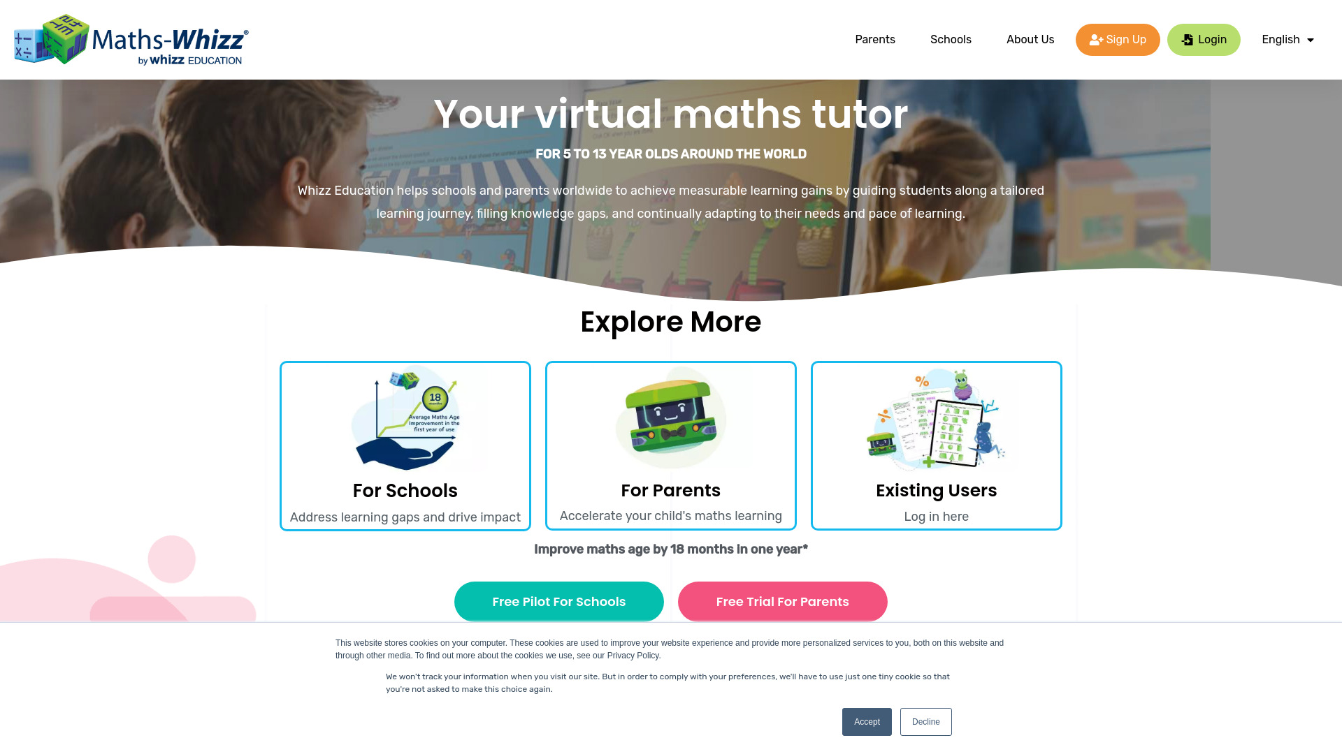 Maths-Whizz screenshot