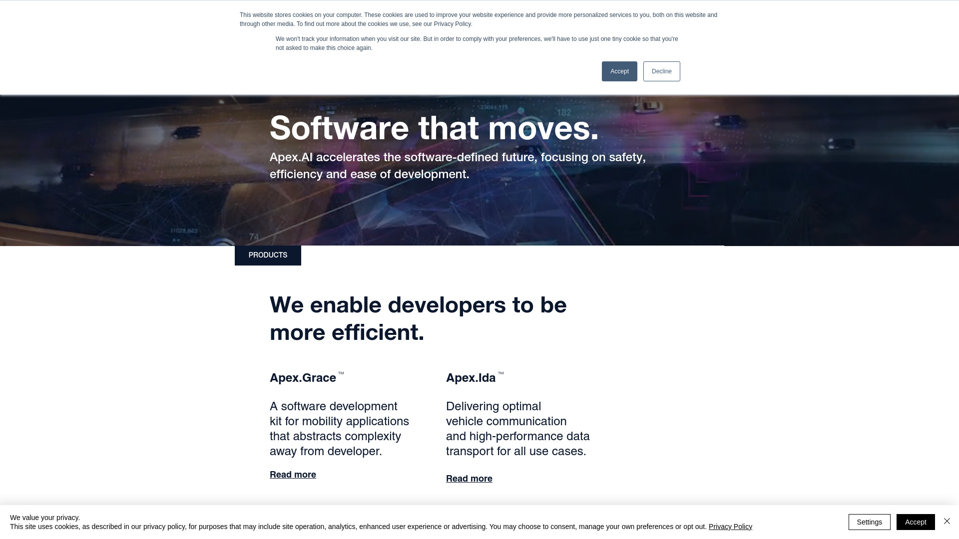 Apex.AI screenshot