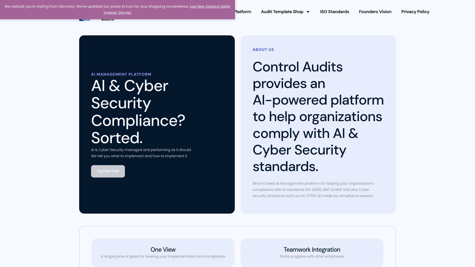 Control Audits screenshot