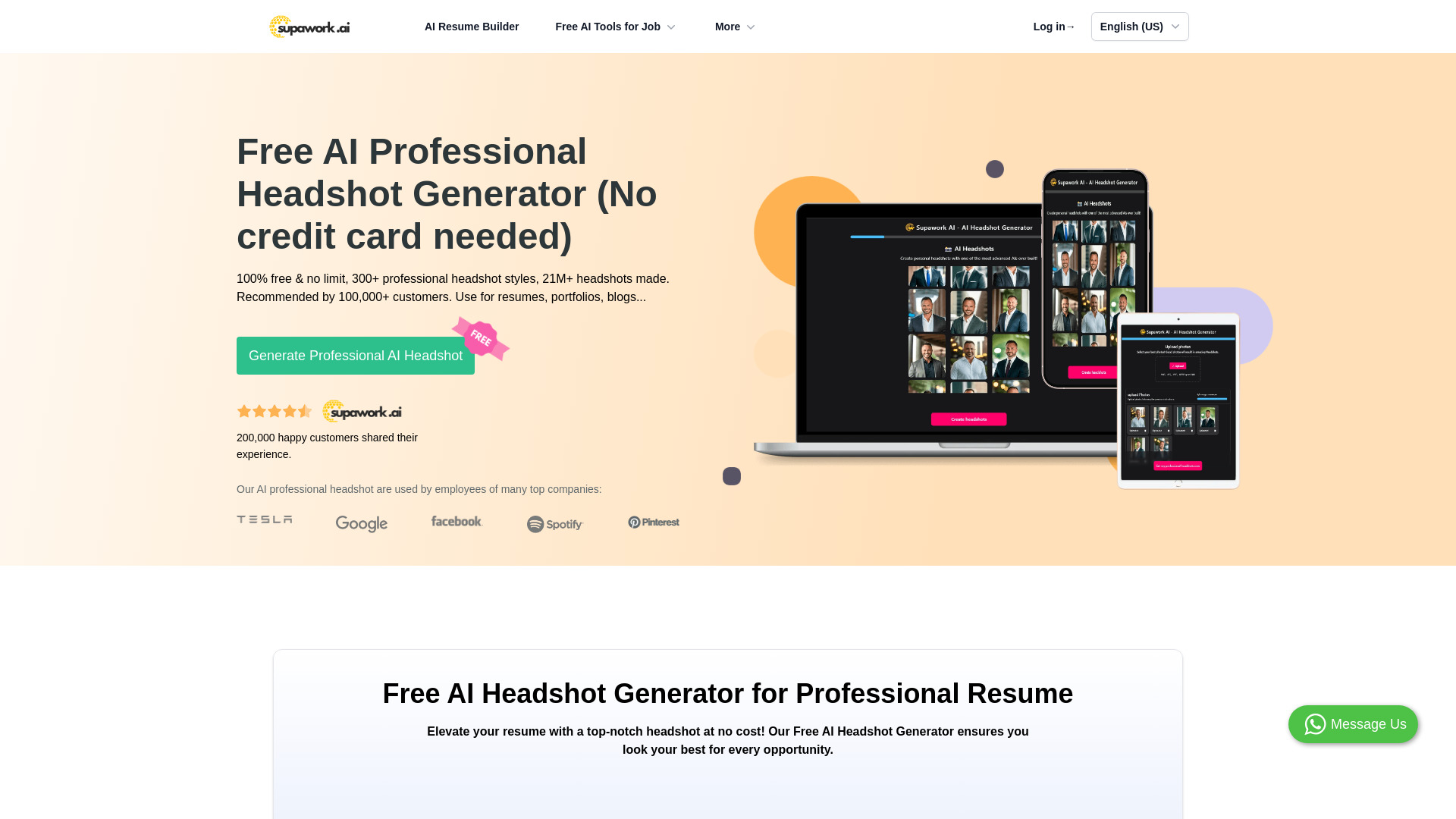 Supawork AI screenshot