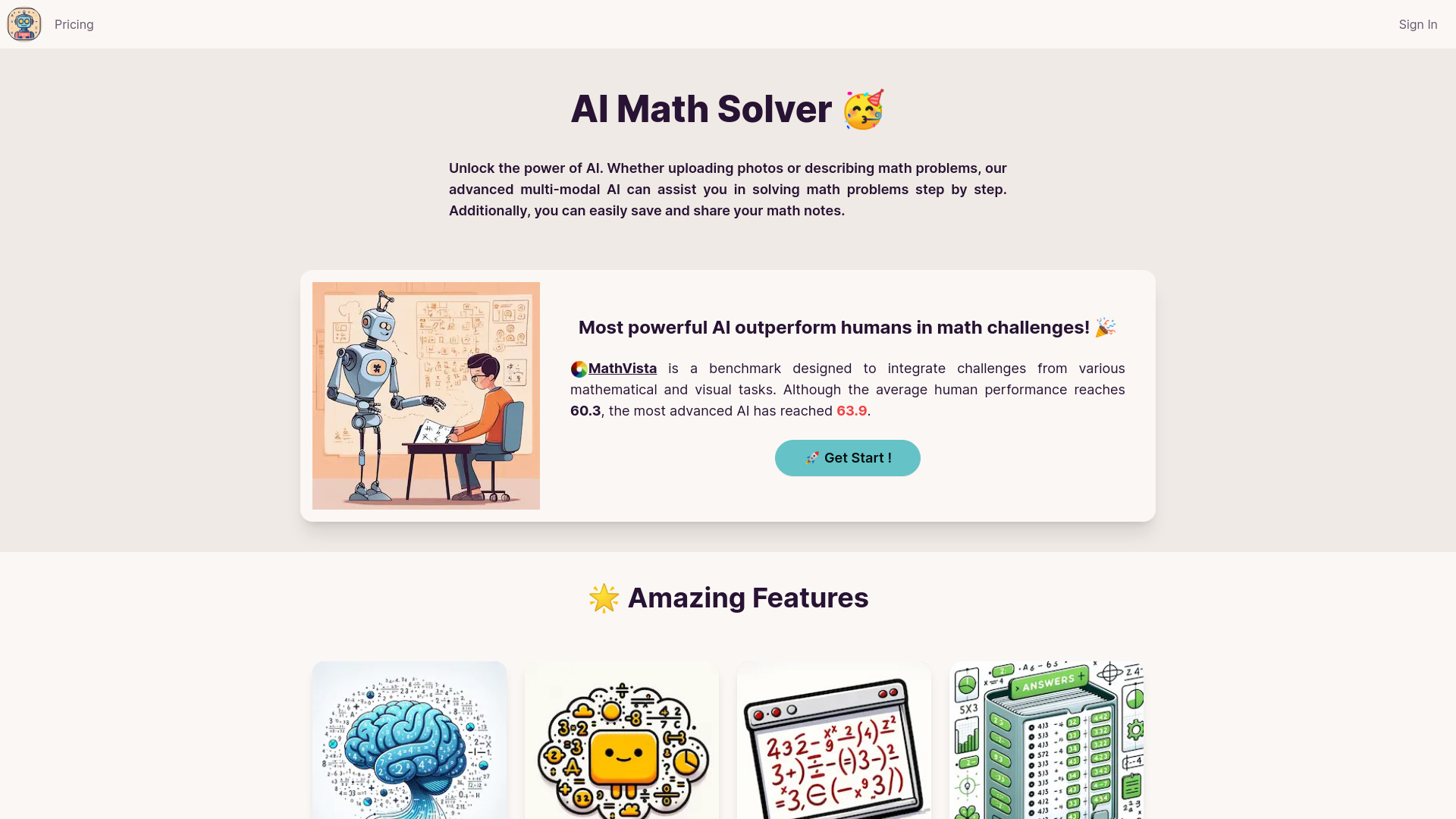 AI Math Solver screenshot