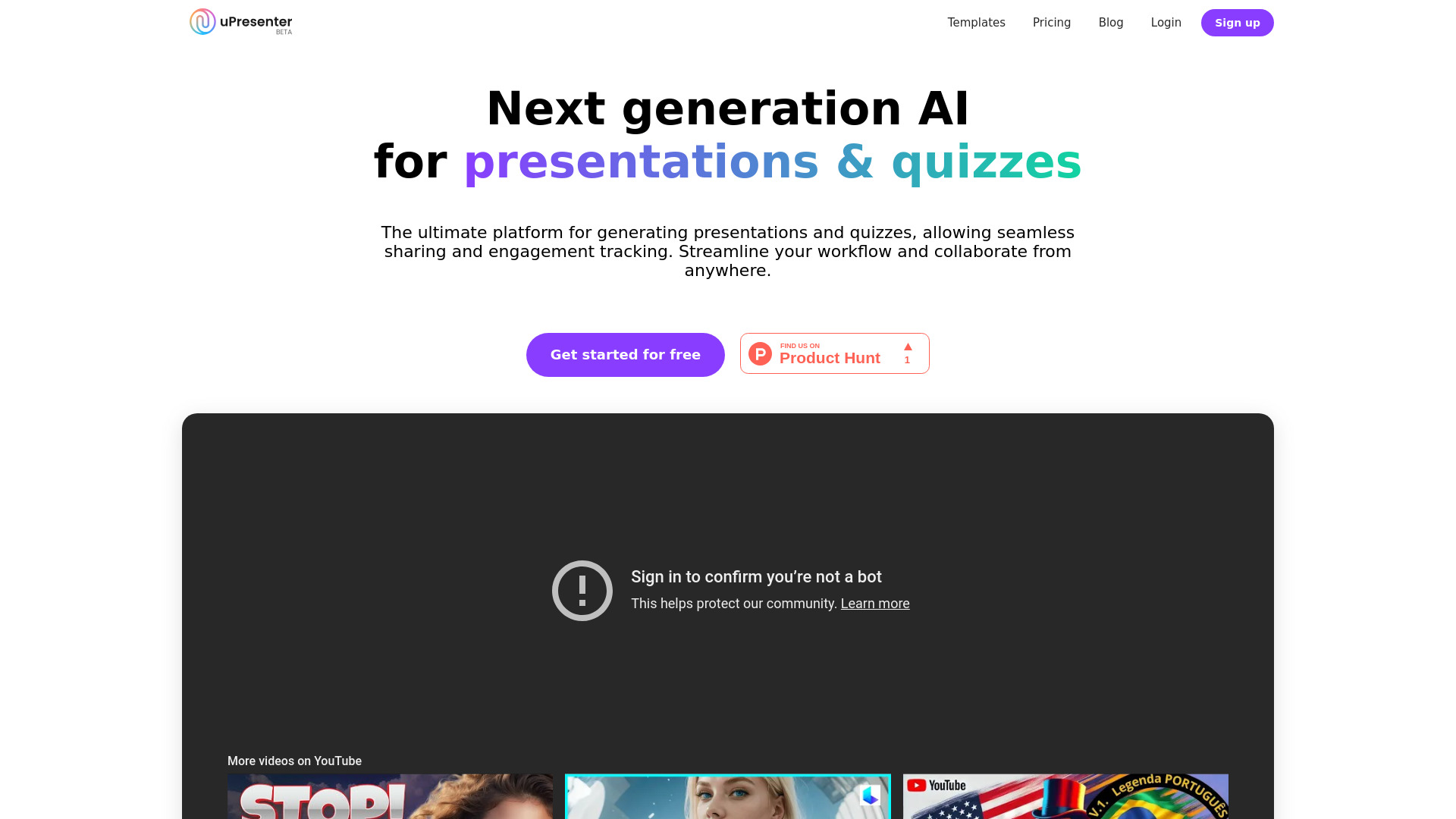 uPresenter screenshot