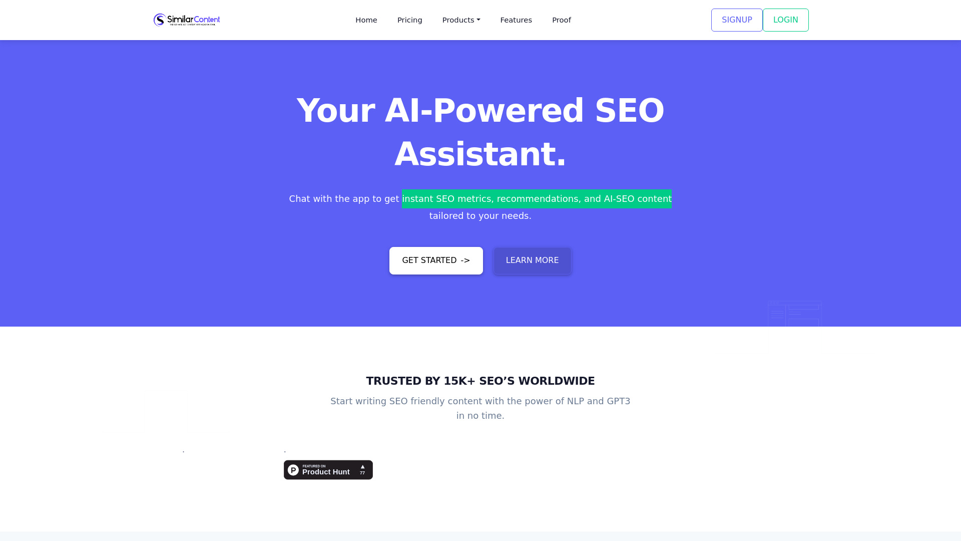 Onpage.ai screenshot