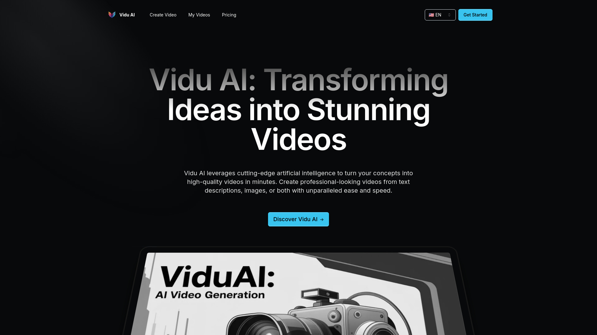 Vidu AI screenshot
