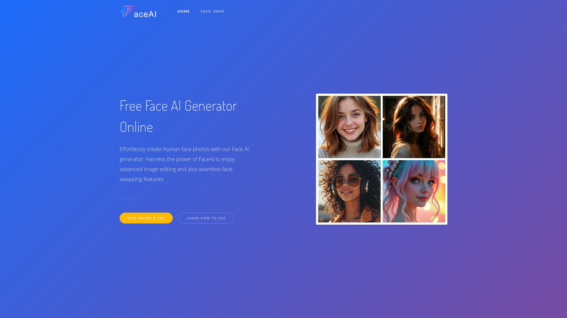 FaceAI screenshot
