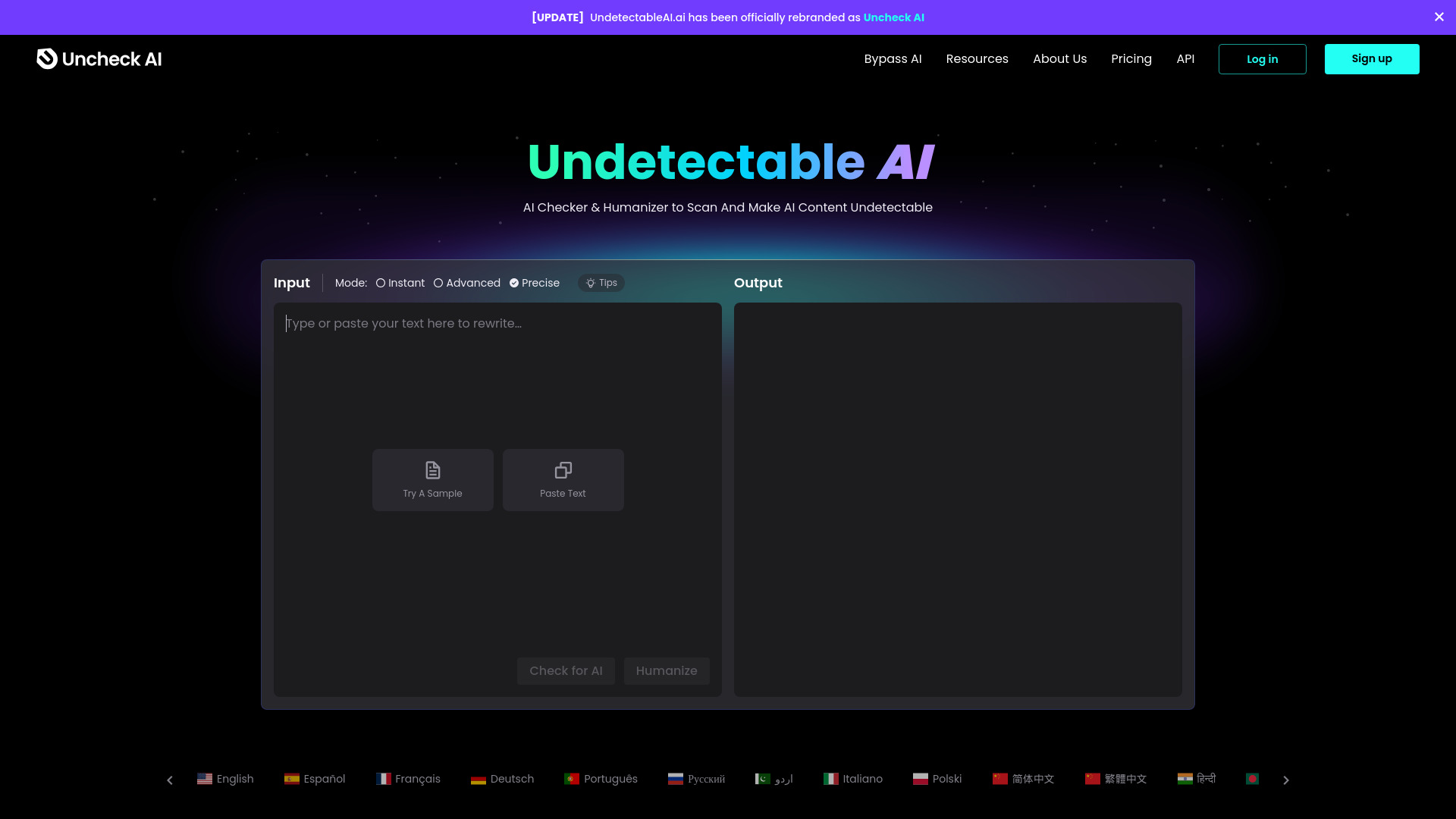 Uncheck AI screenshot