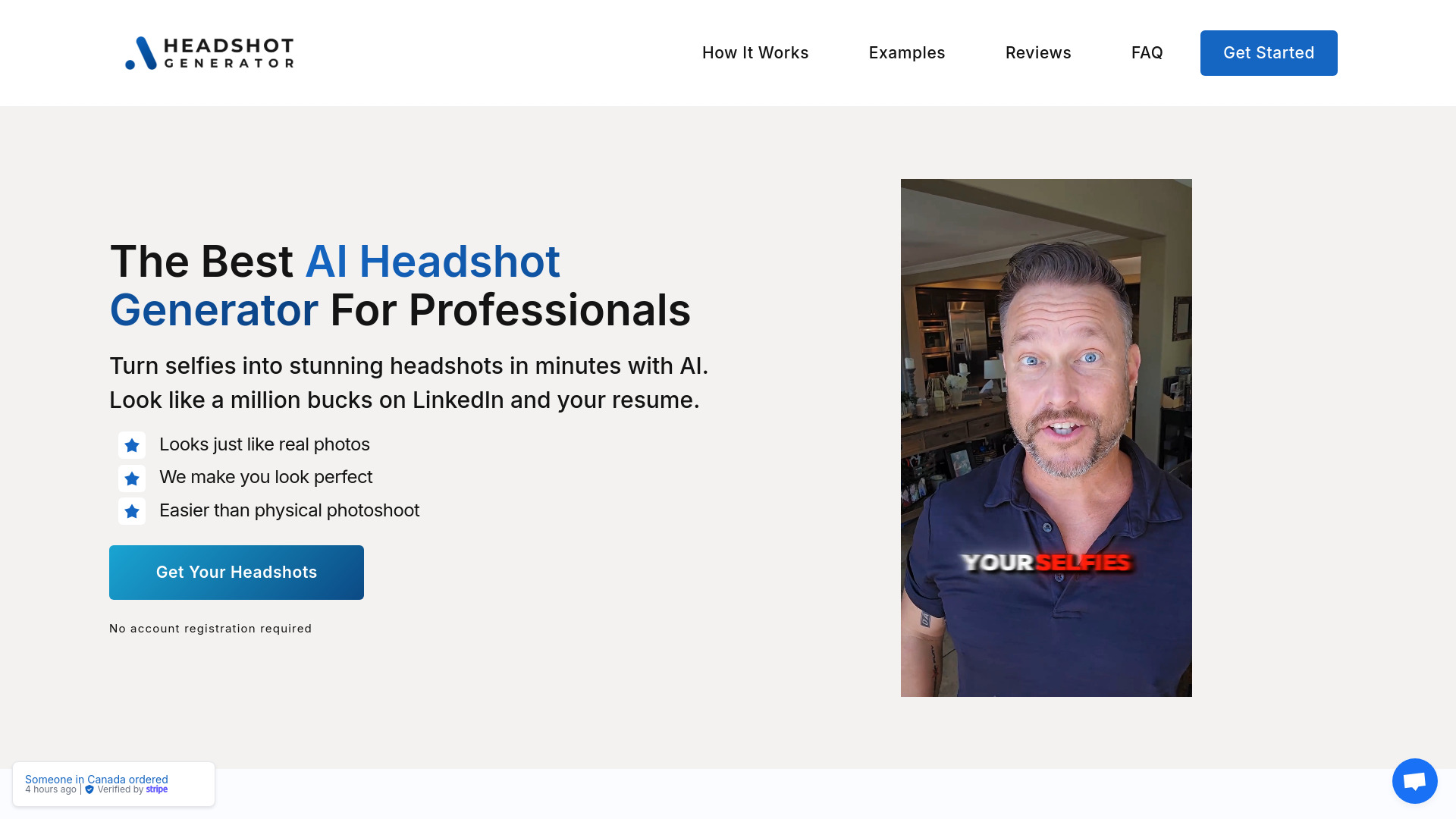 AI Headshot Generator screenshot