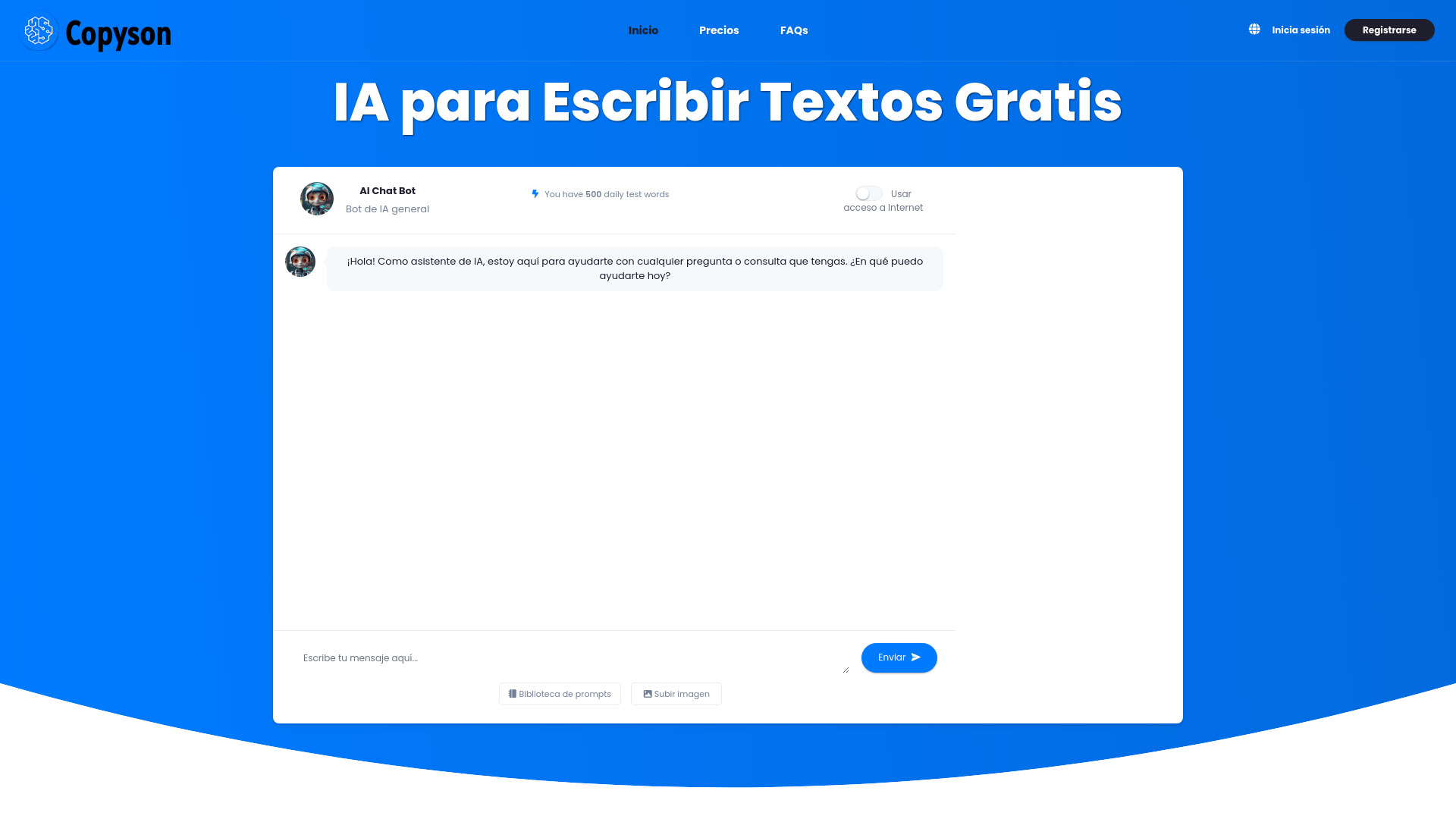 Copyson screenshot