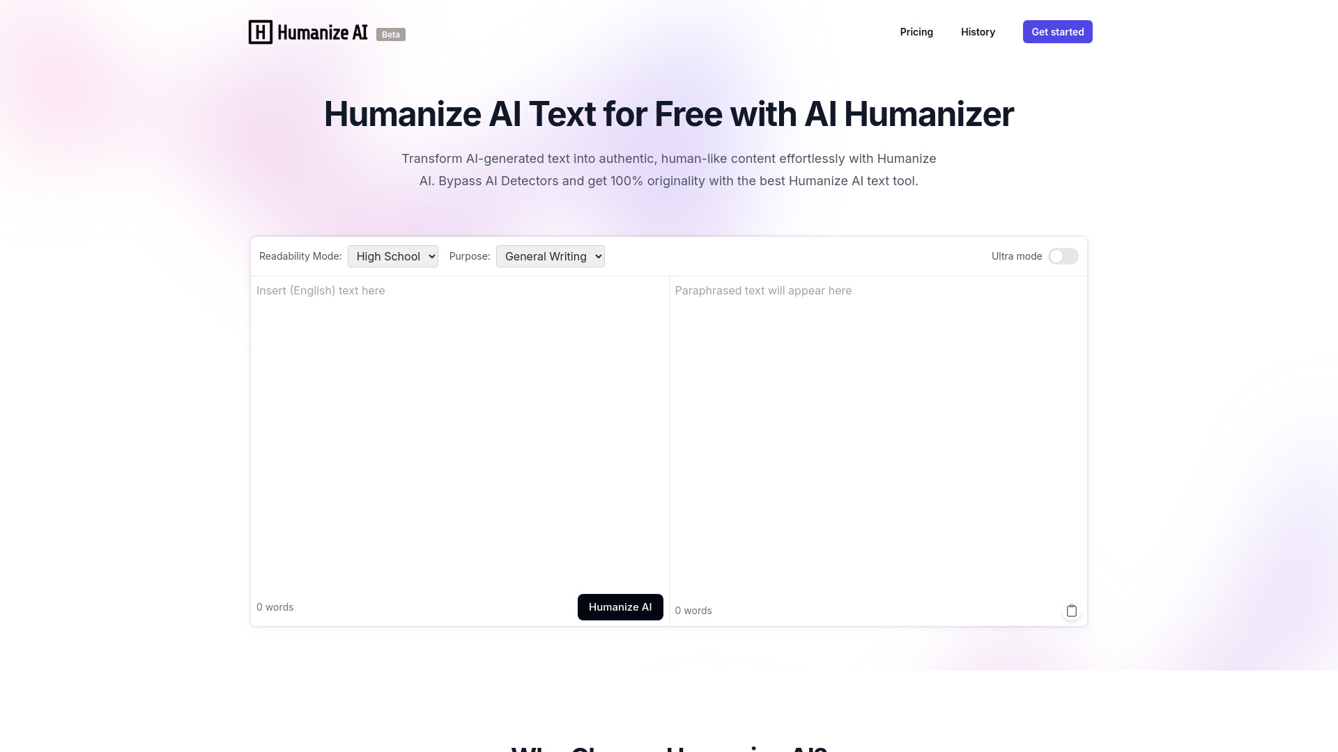 Humanize AI screenshot