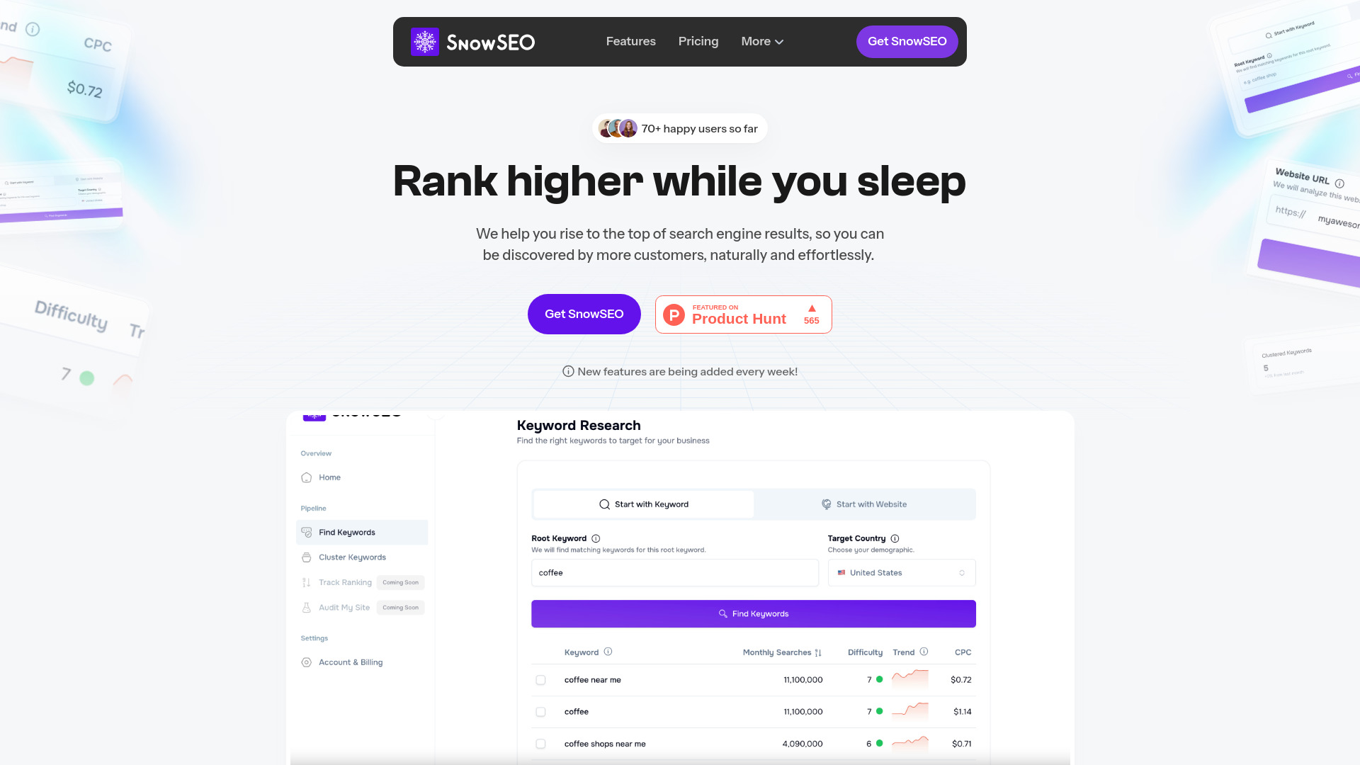SnowSEO screenshot