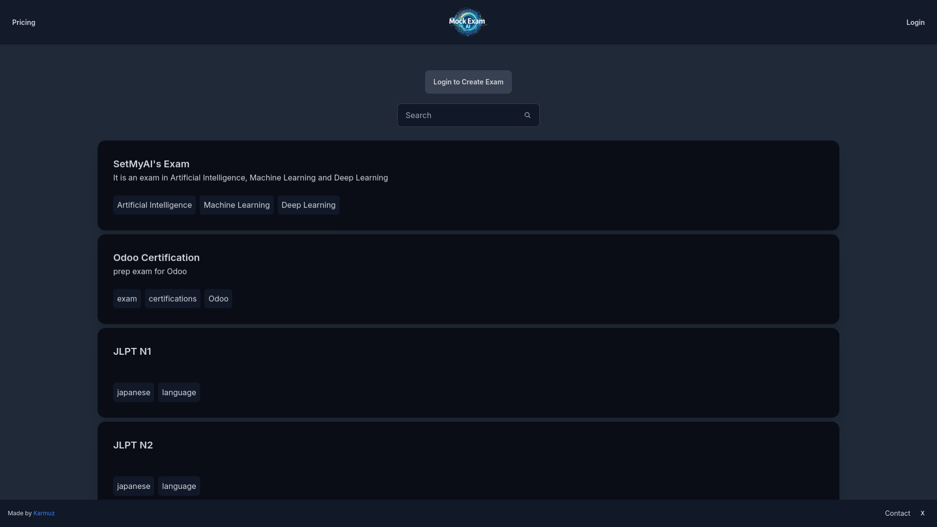 Mock Exam AI screenshot