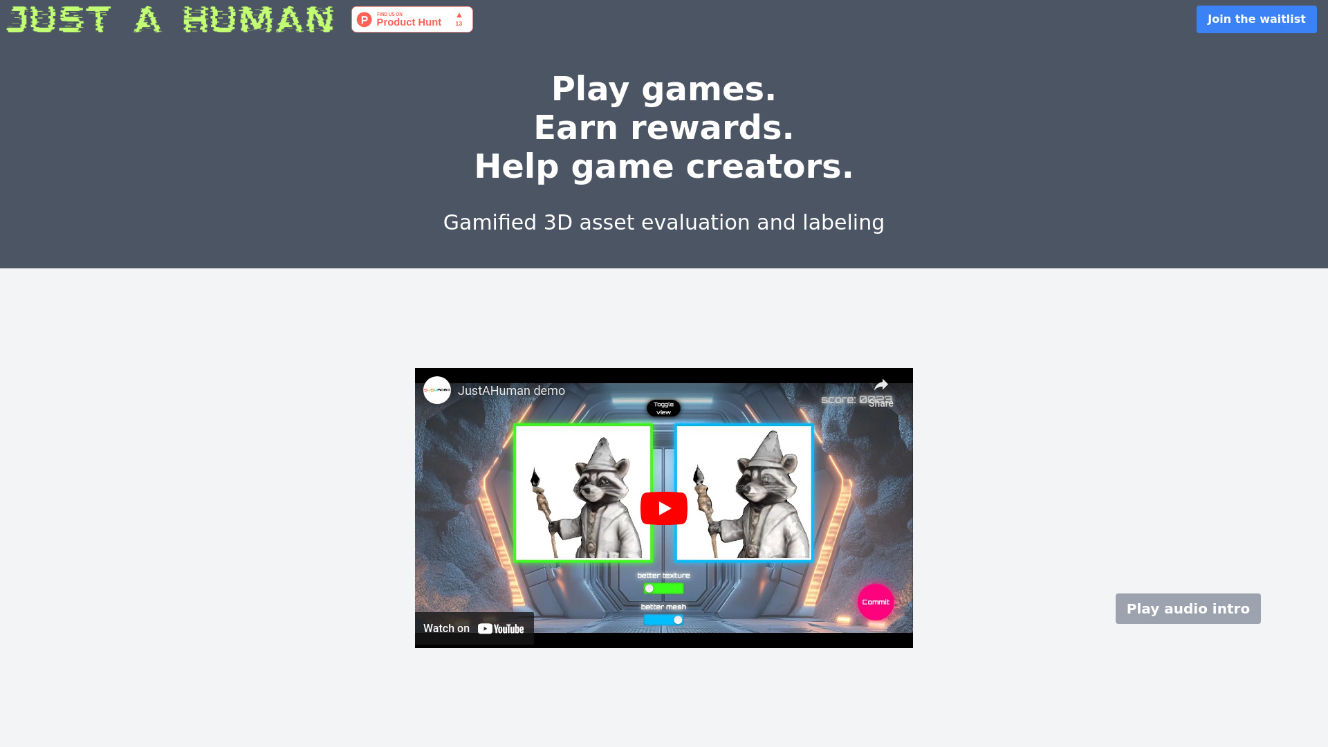 JustAHuman screenshot