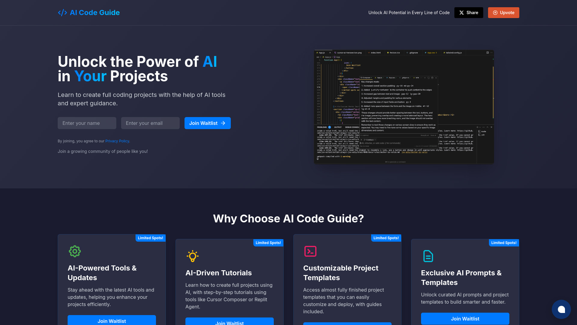AI Code Guide screenshot