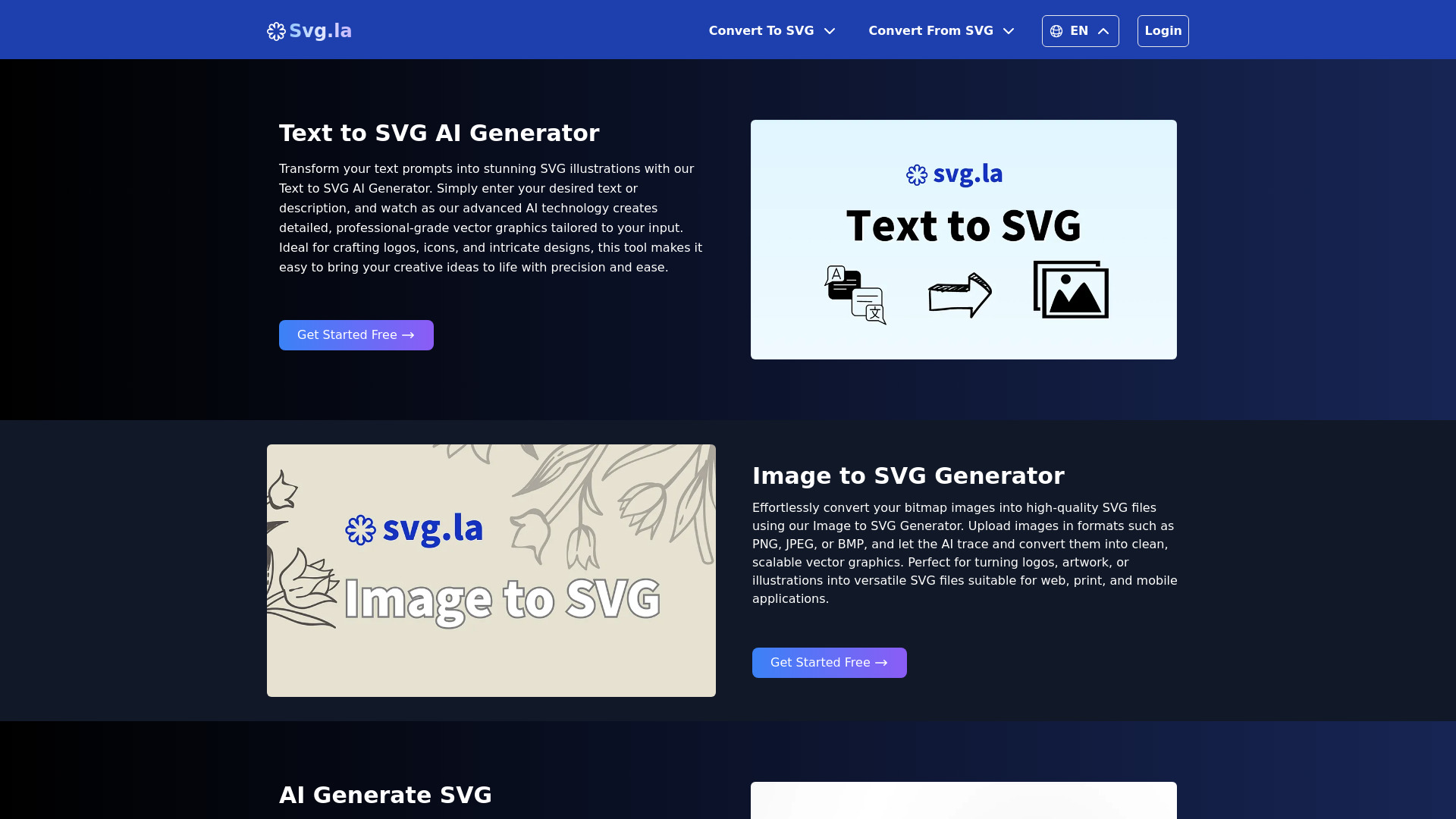 SVG.LA screenshot