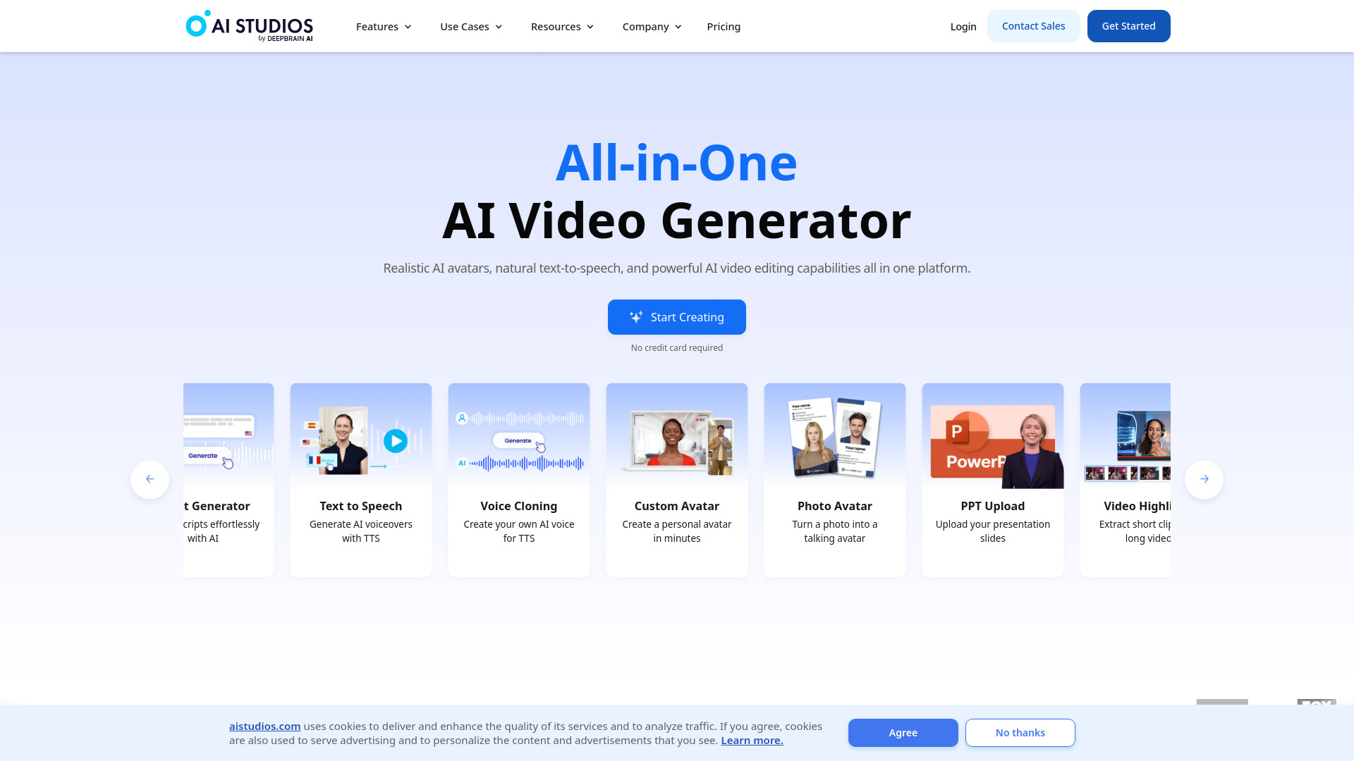 AI STUDIOS screenshot