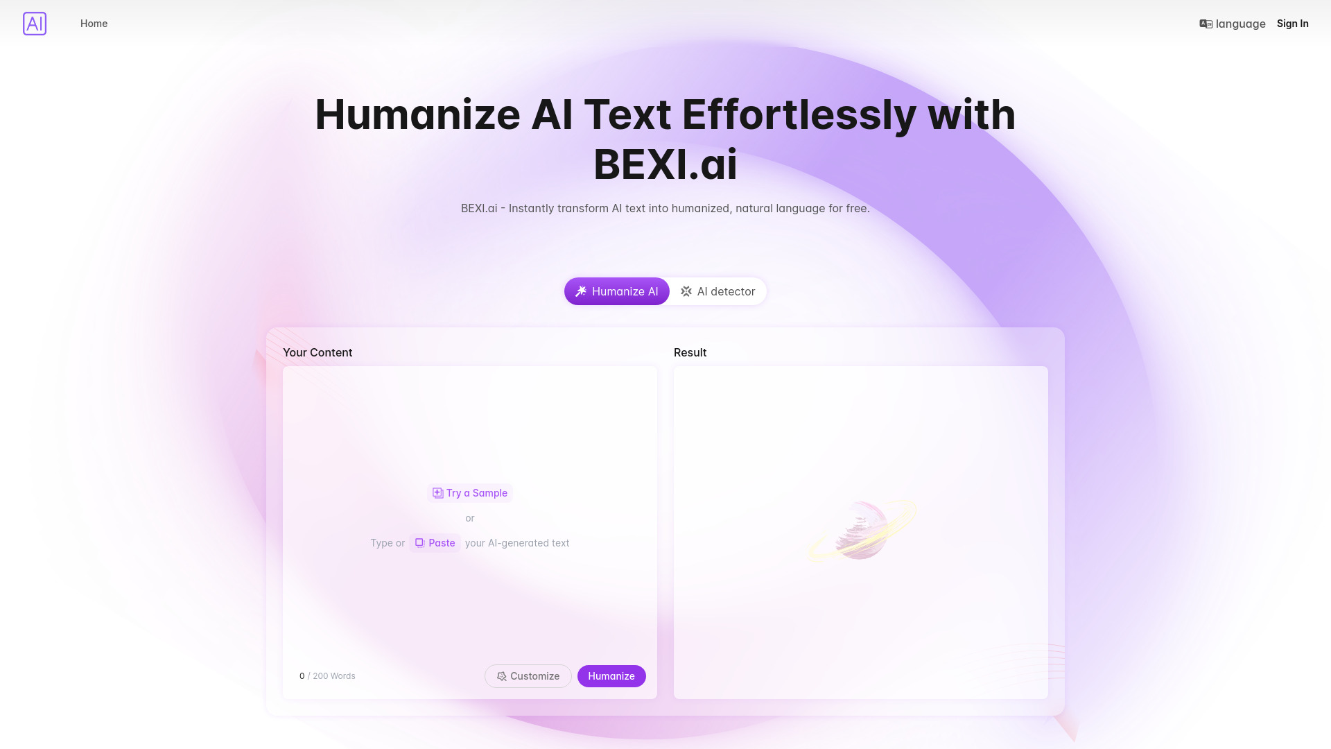 BEXI.ai screenshot