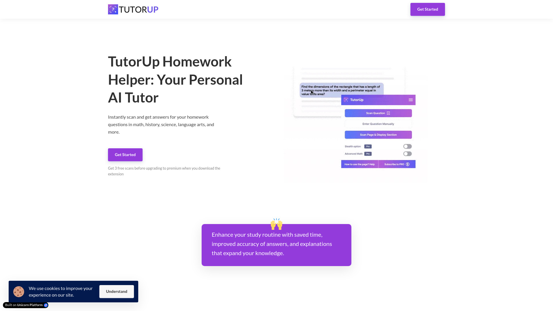 TutorUp screenshot