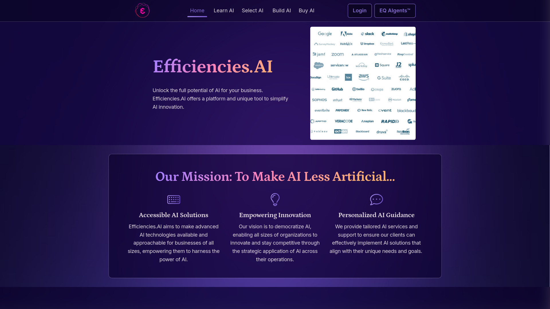Efficiencies.AI screenshot