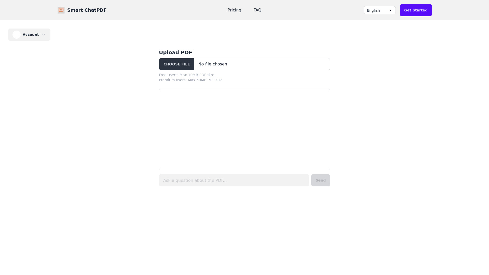 Smart ChatPDF screenshot