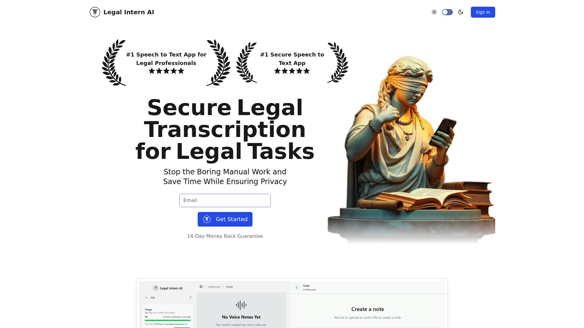 Legal Intern AI screenshot