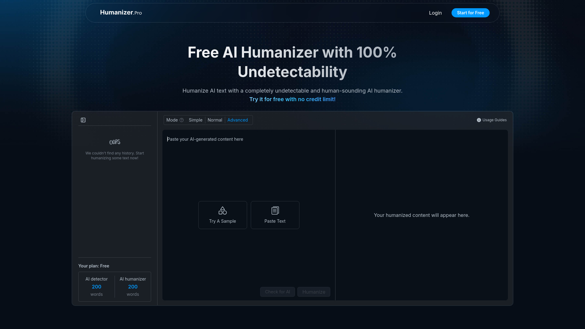 Humanizer Pro screenshot