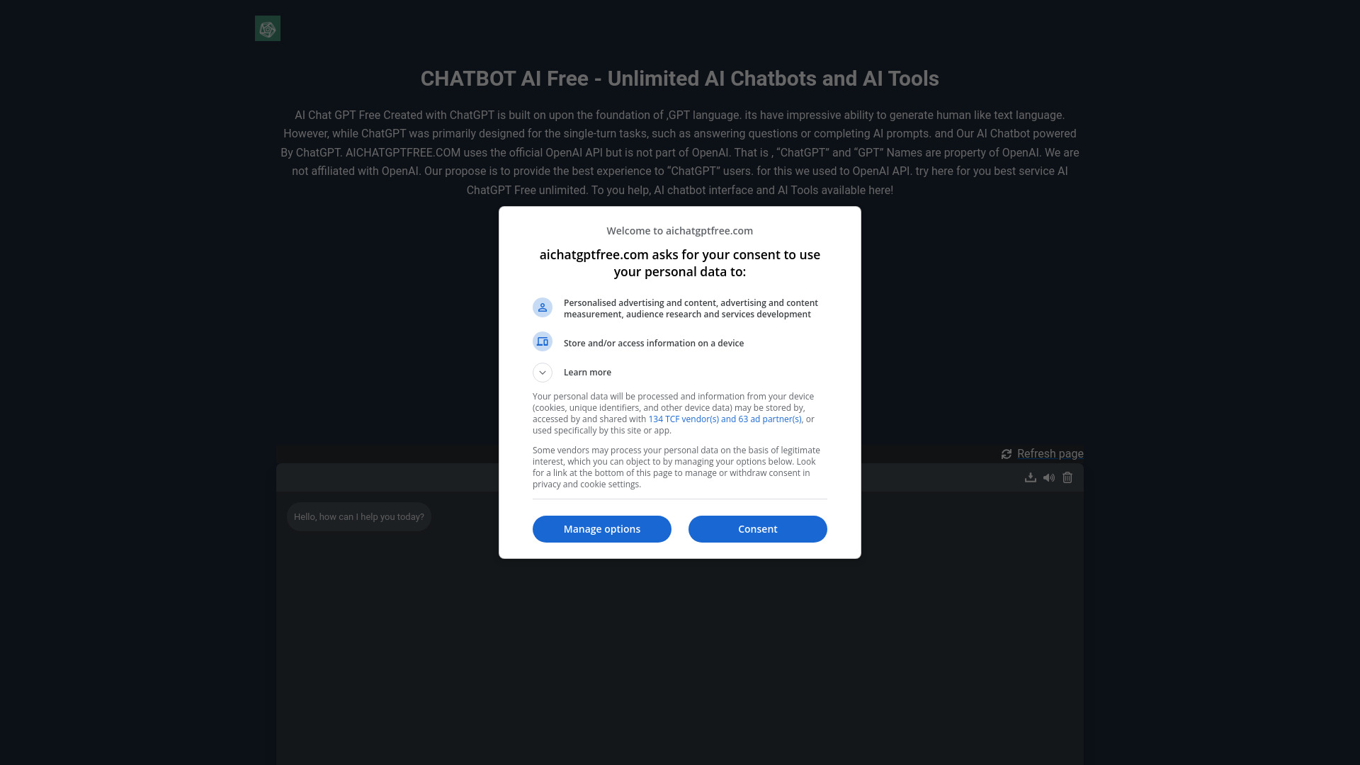 AI CHAT GPT Free screenshot