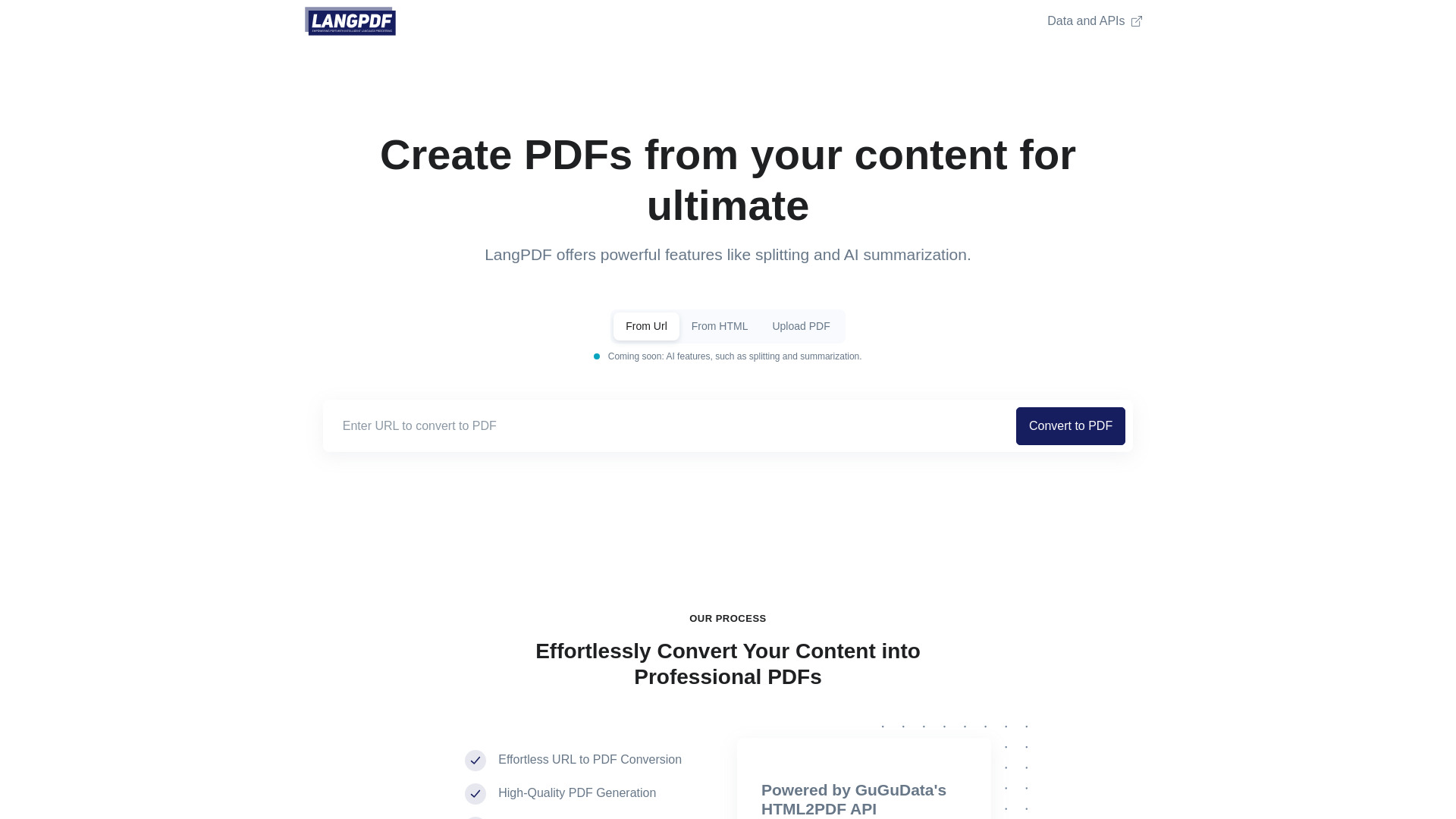 LangPDF screenshot