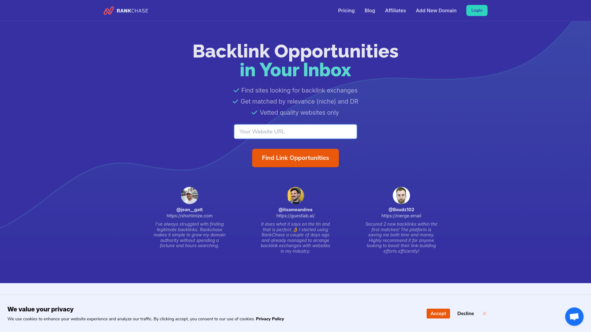 RankChase screenshot