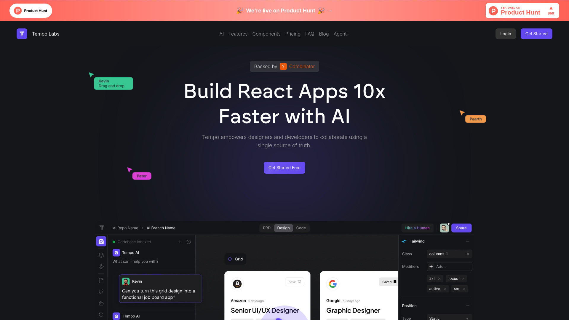 Tempo screenshot