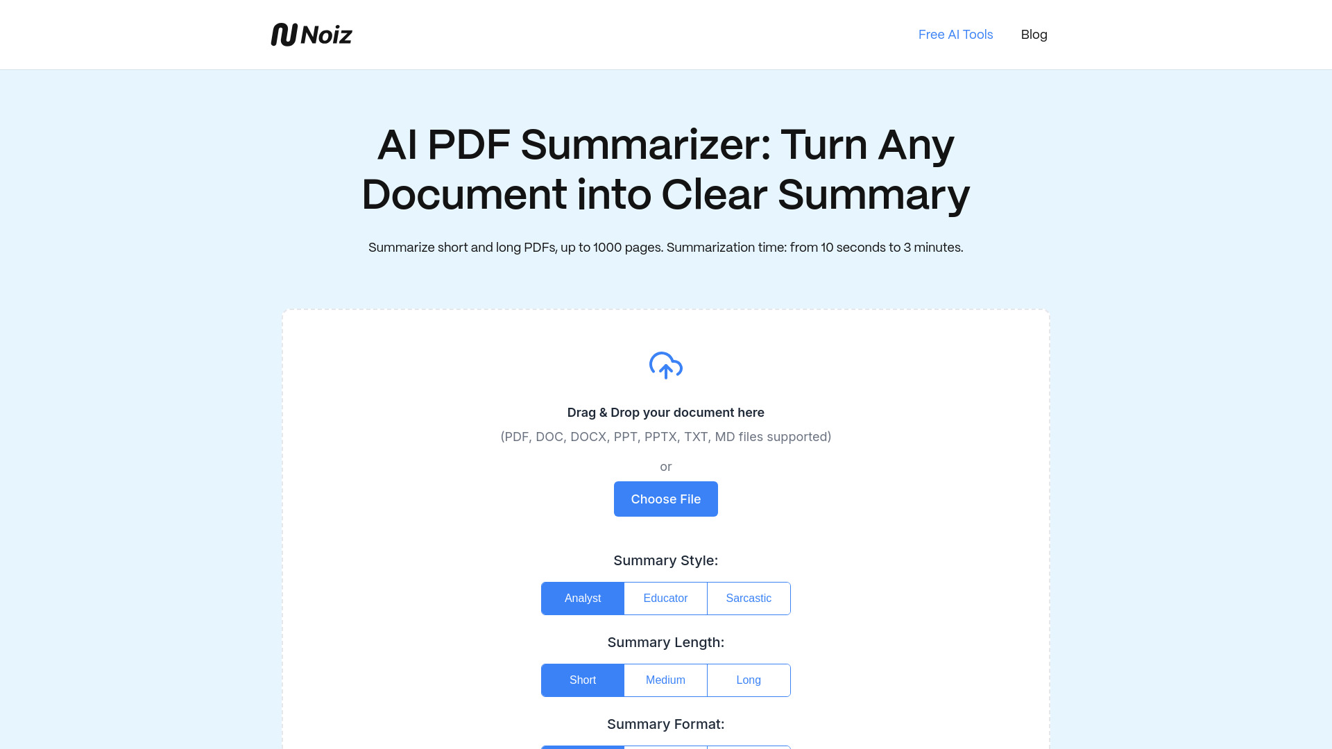 Noiz screenshot