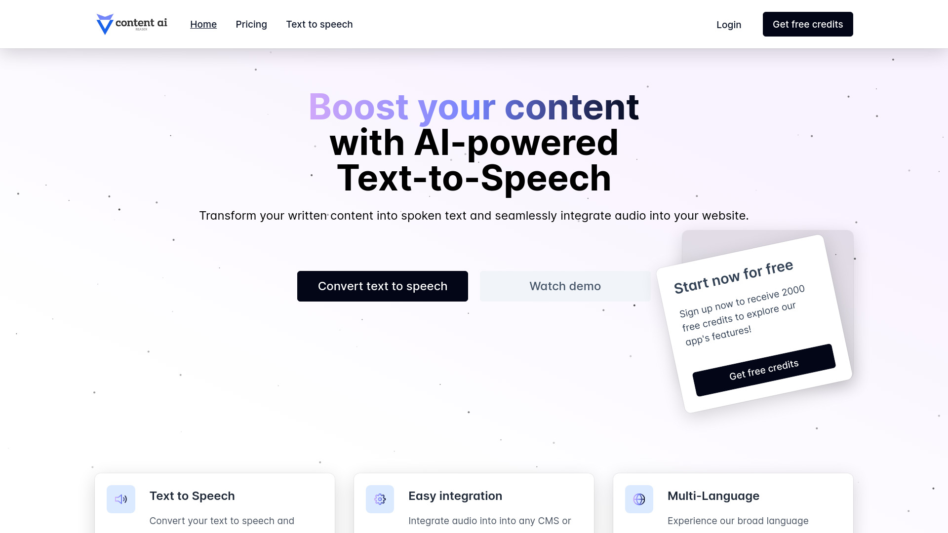 Content AI Reader screenshot