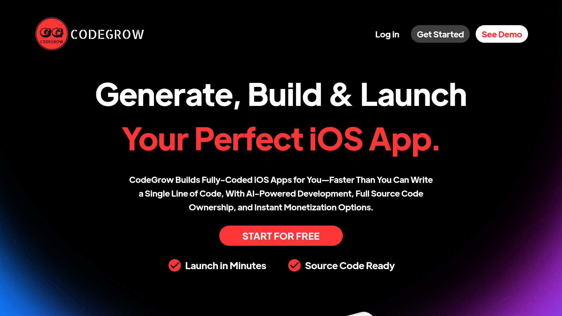CodeGrow screenshot