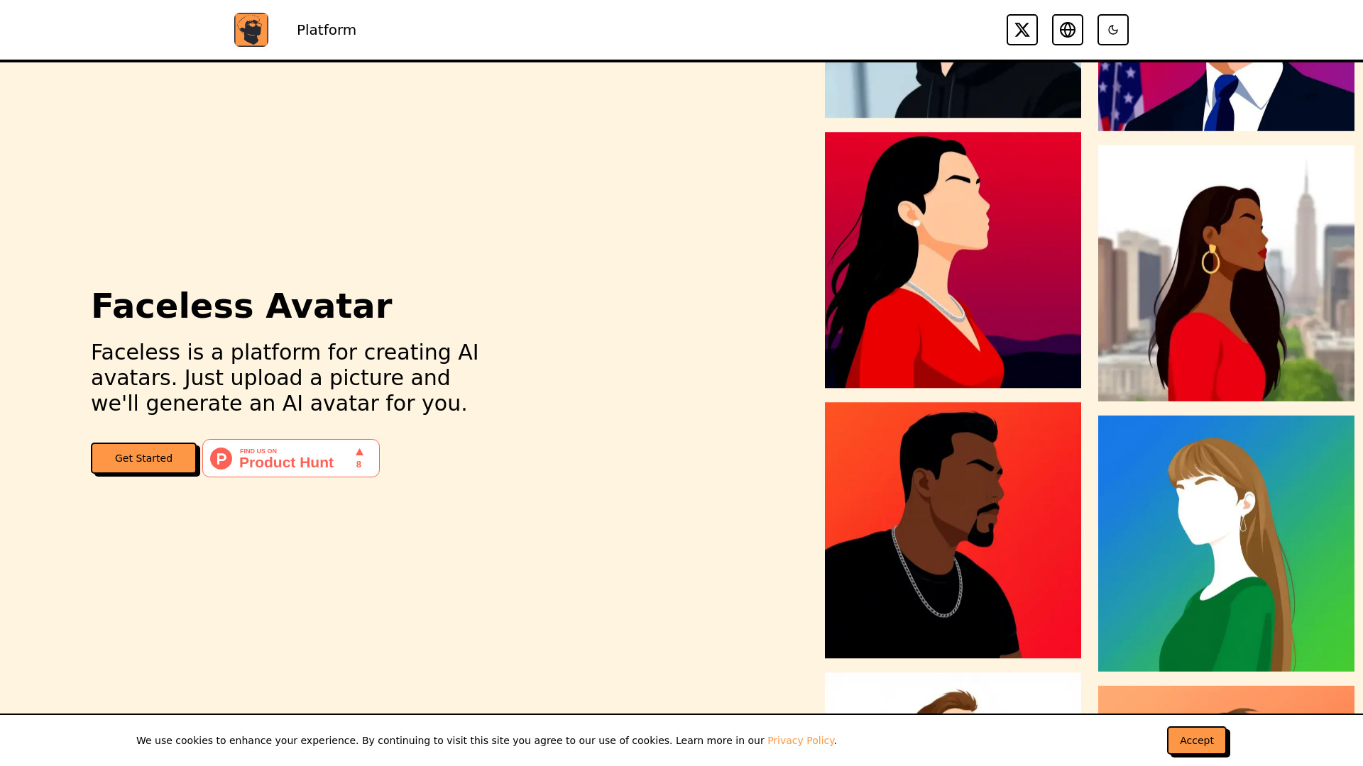 Faceless Avatar screenshot