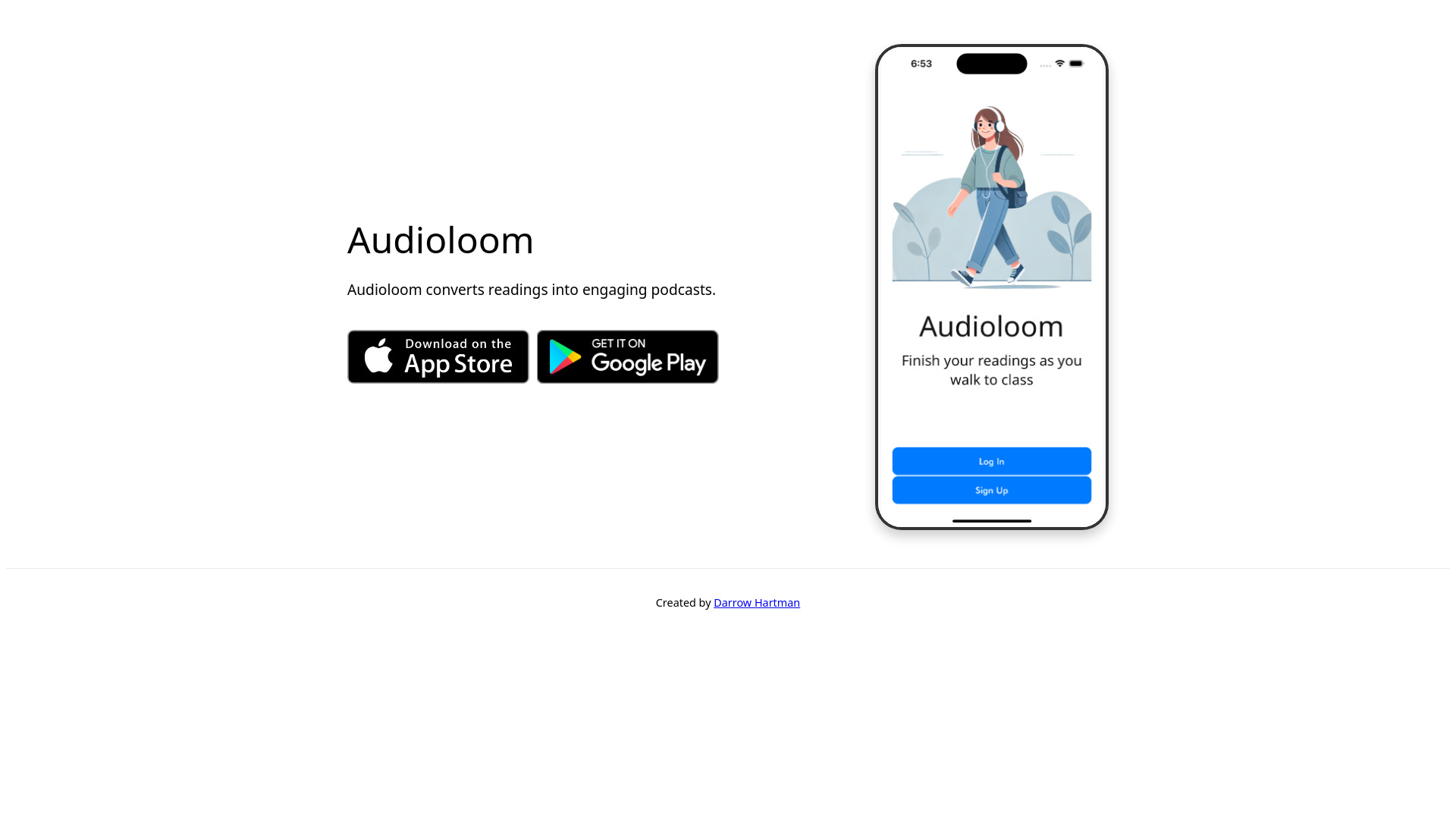 Audioloom screenshot