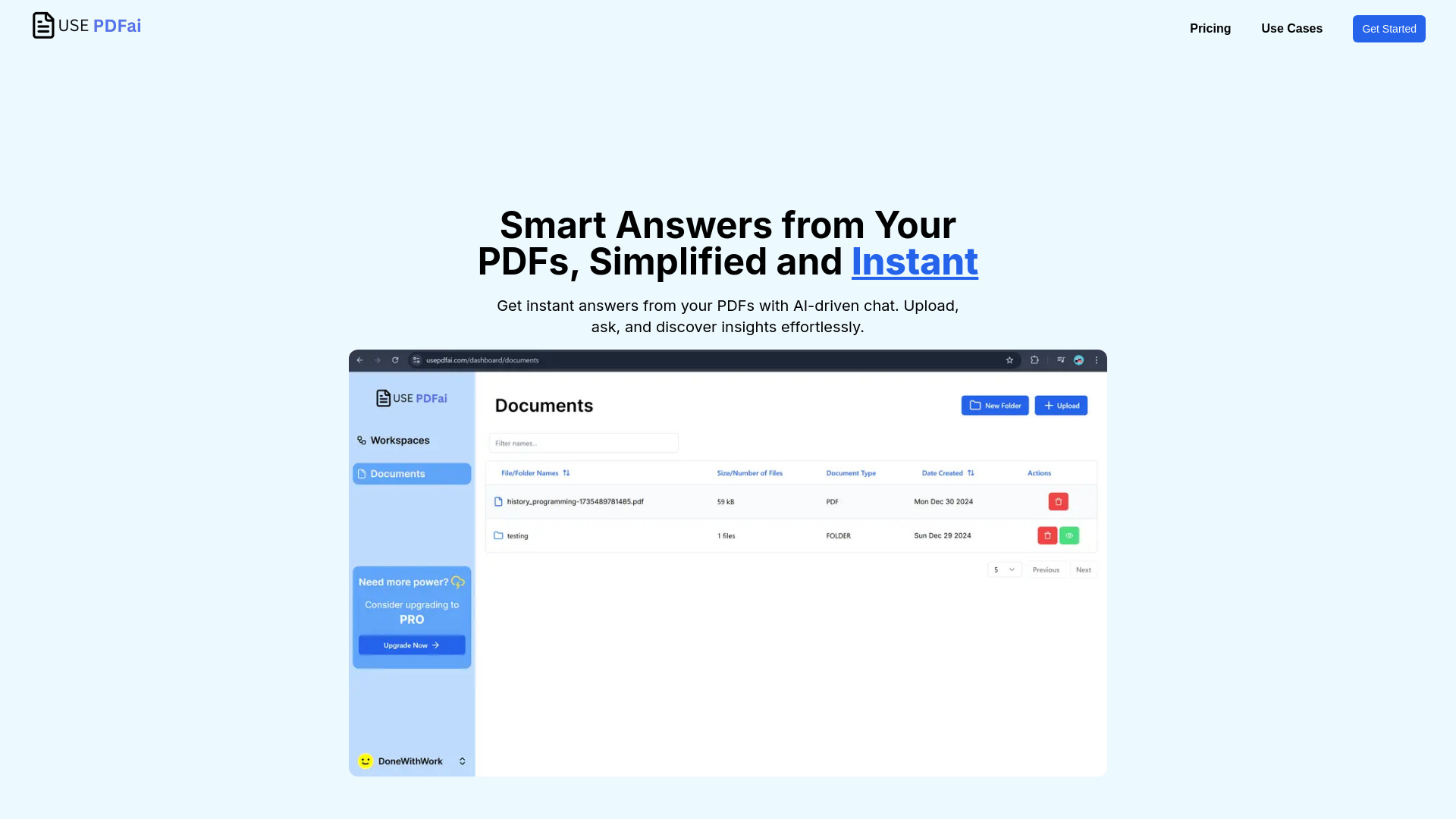 UsePdfAi screenshot