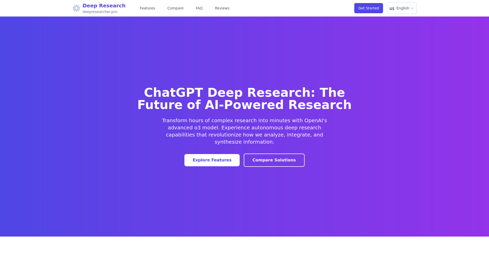 ChatGPT Deep Research screenshot