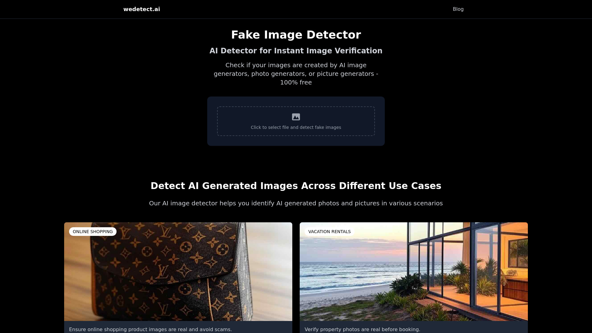 wedetect.ai screenshot