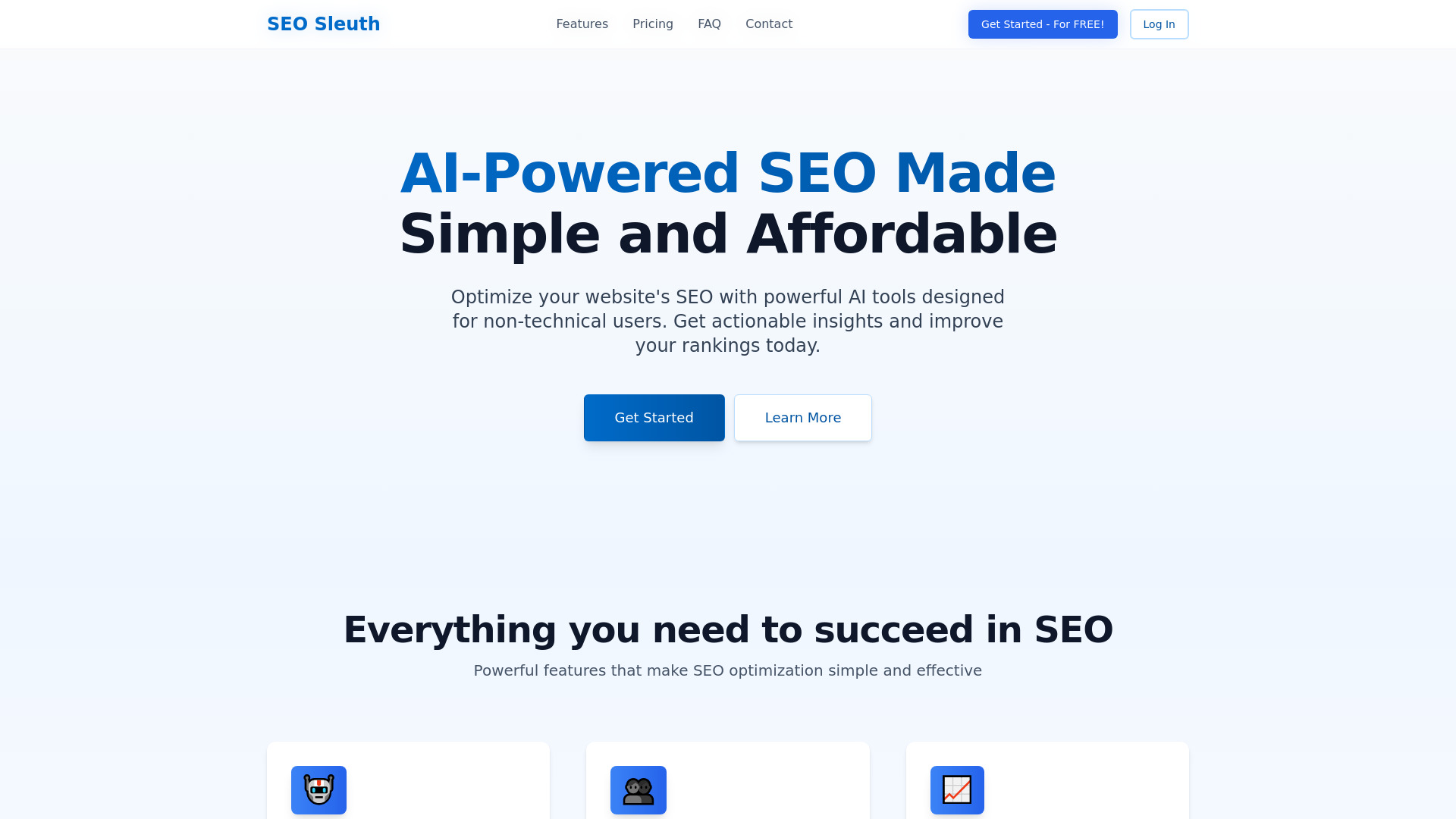 SEO Sleuth screenshot
