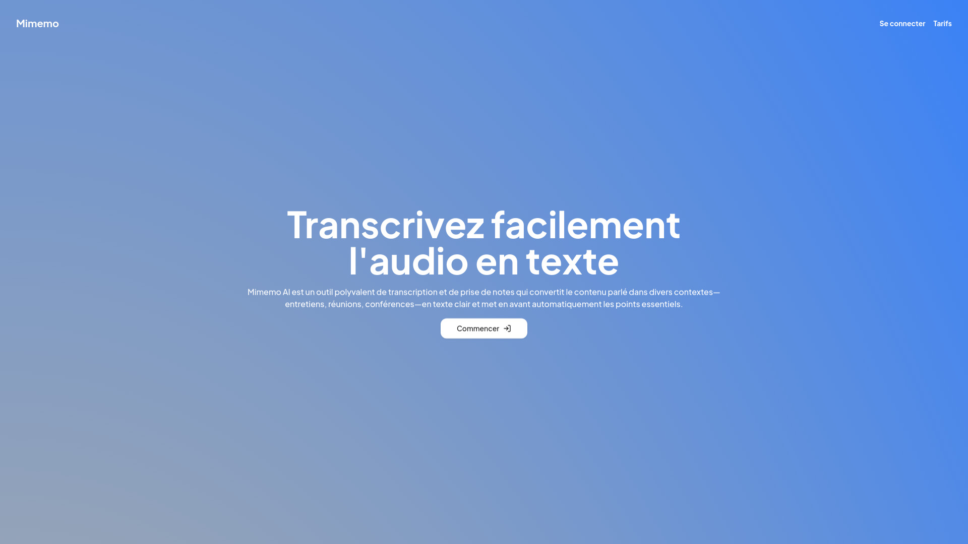 Mimemo AI screenshot